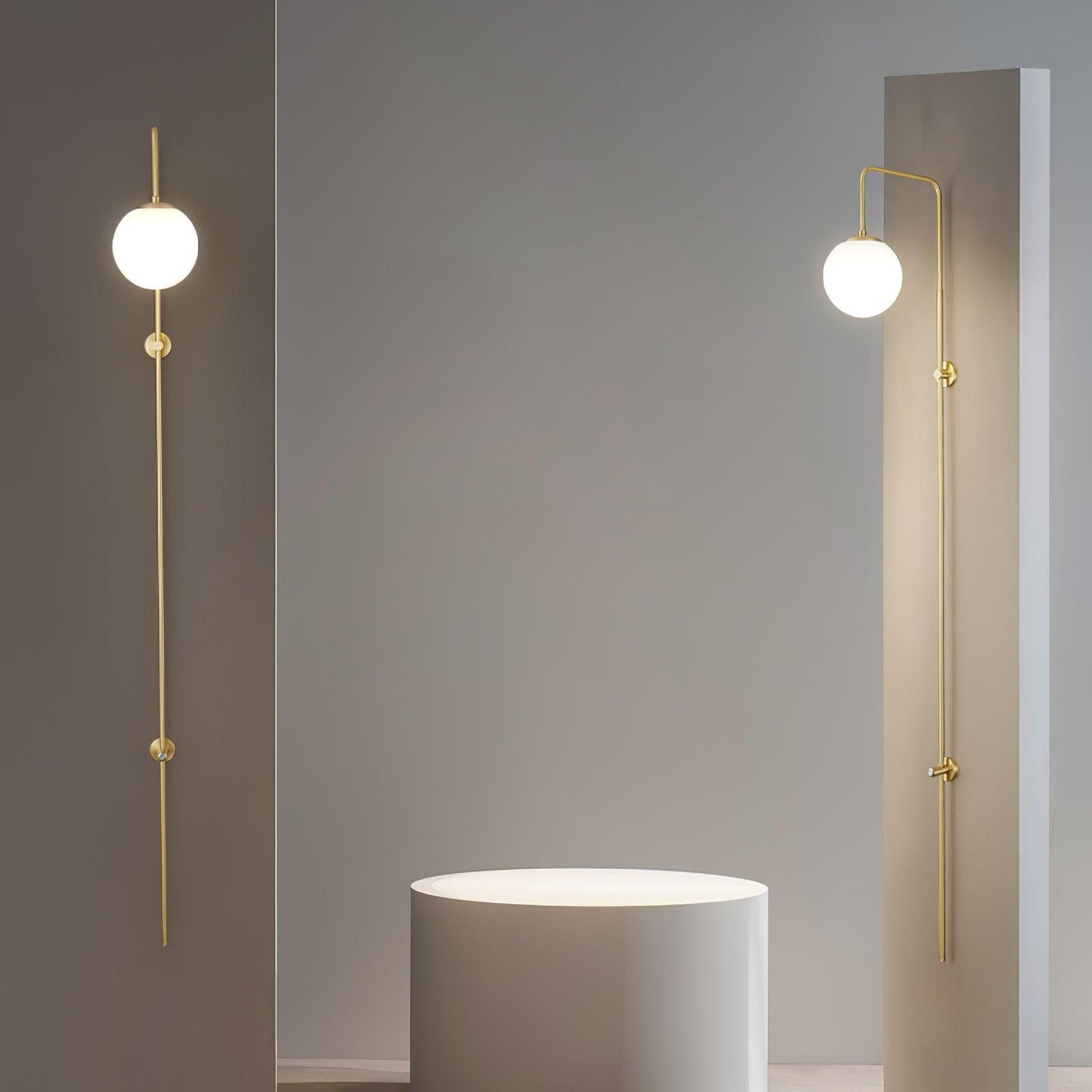 Globe Brass Wall Sconce - YIOSI