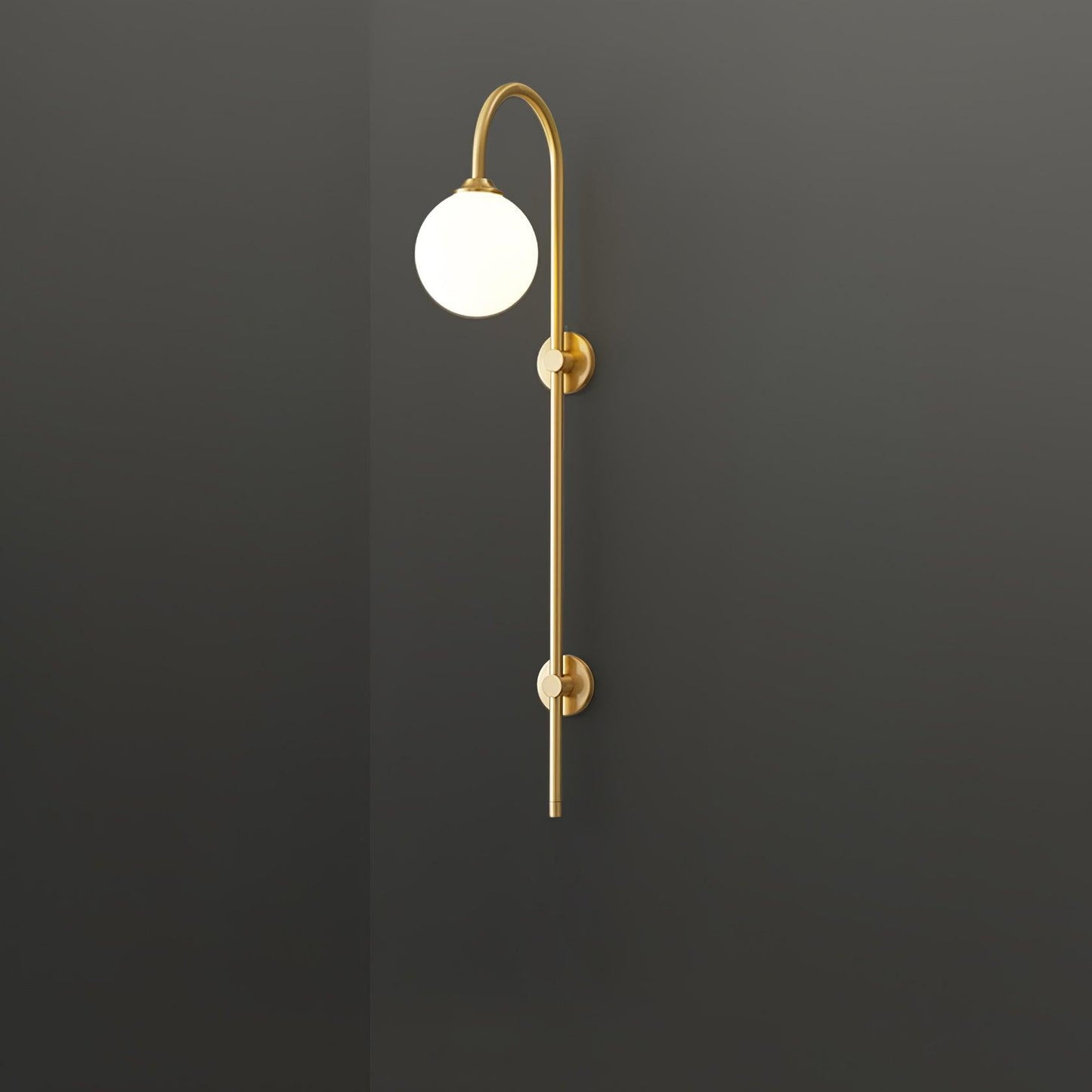Globe Brass Wall Sconce - YIOSI