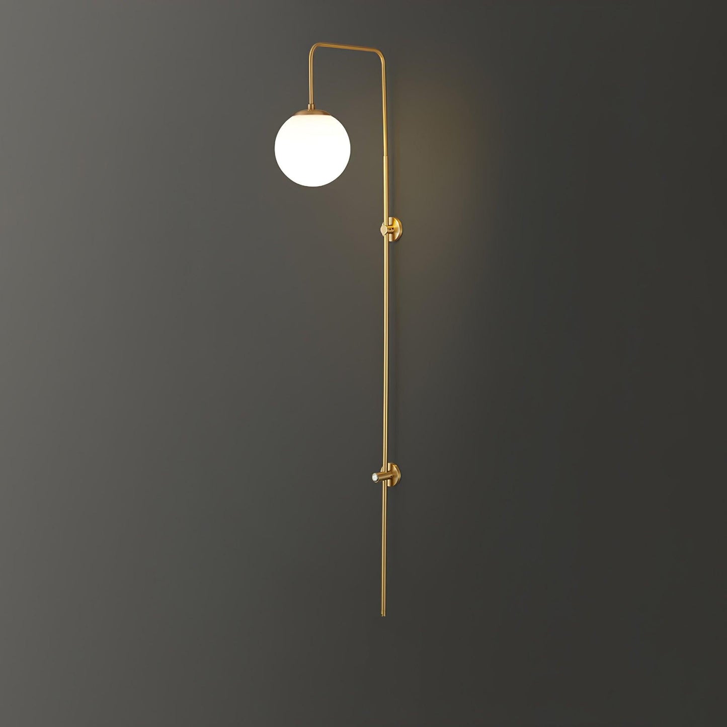 Globe Brass Wall Sconce - YIOSI