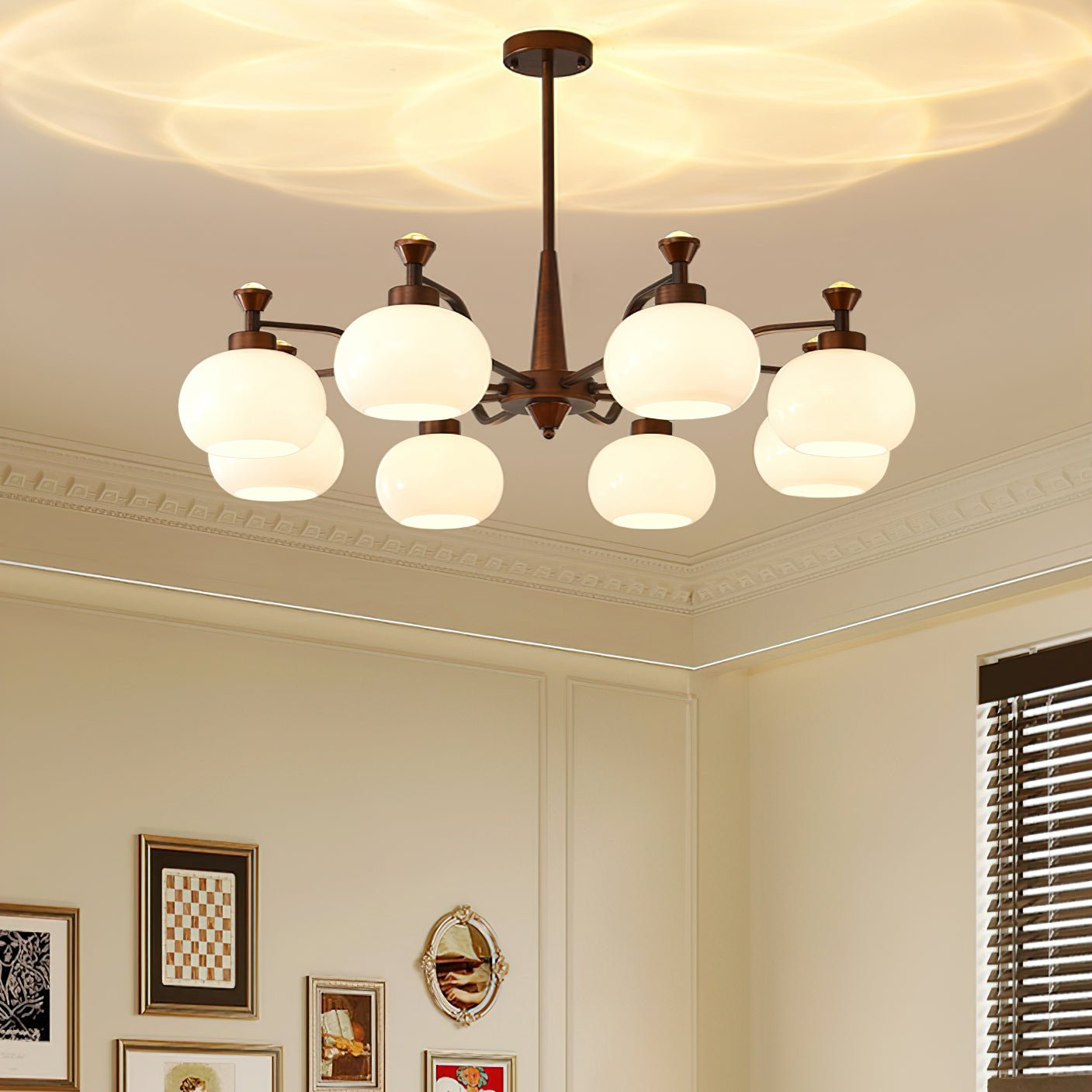 Globe Spotlight Chandelier - YIOSI