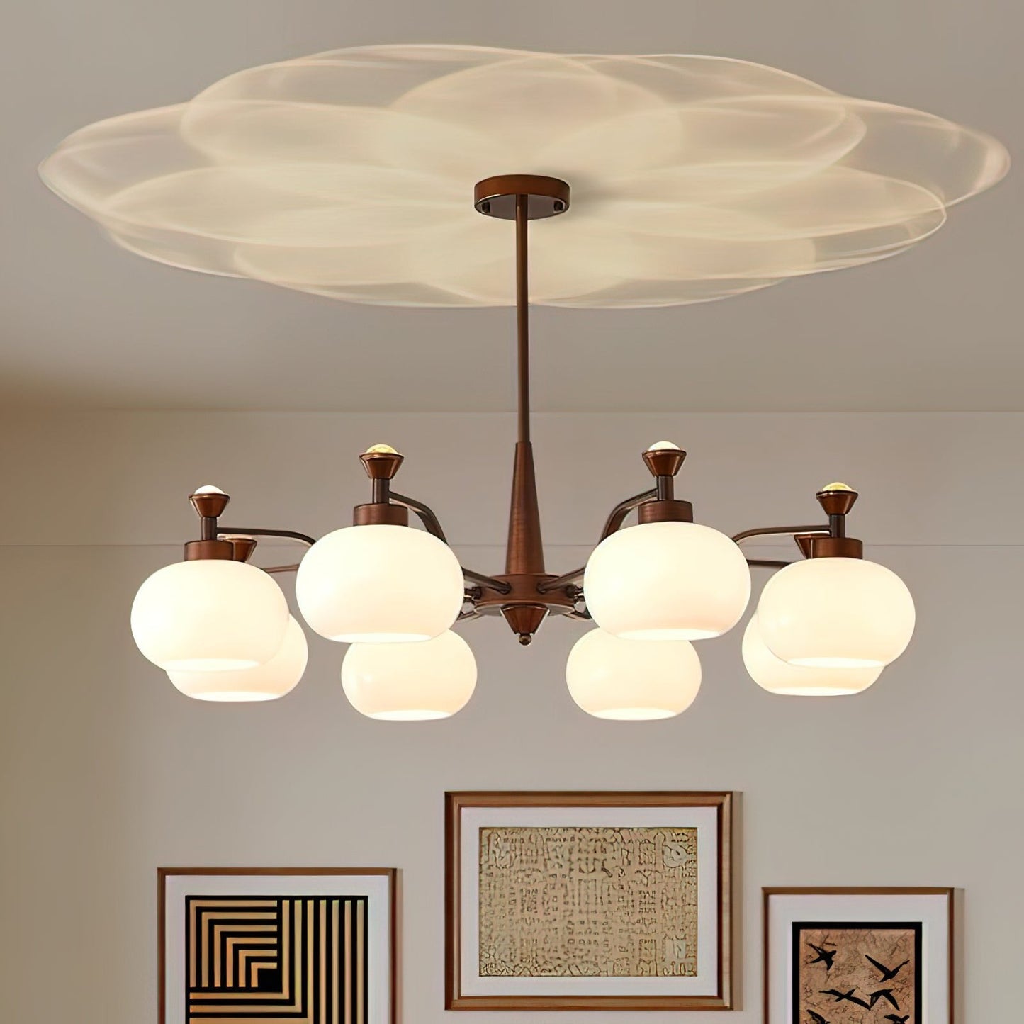Globe Spotlight Chandelier - YIOSI