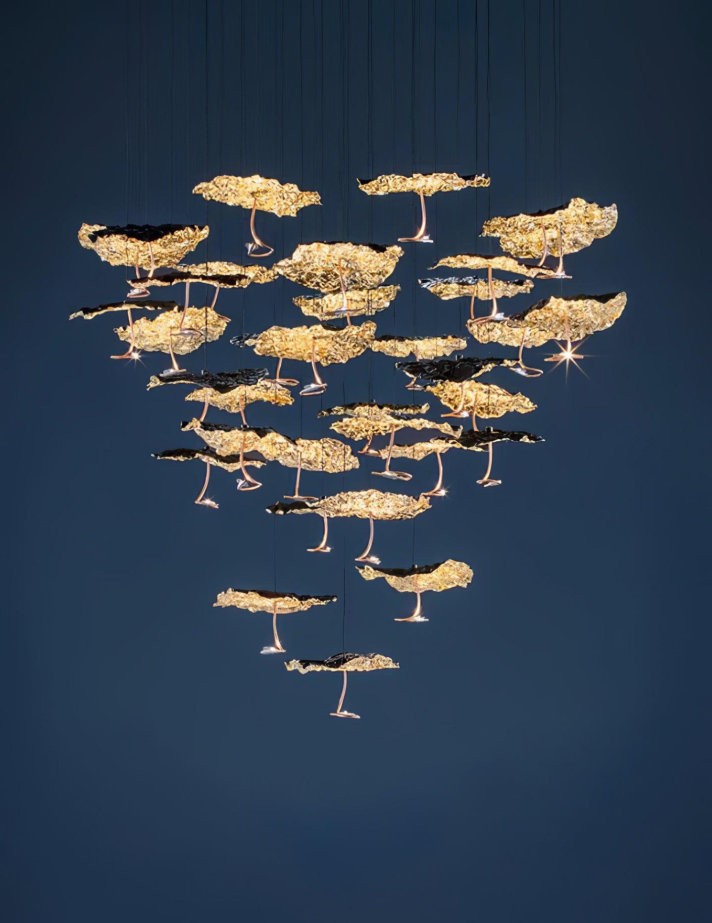 Brass Aviary Constellation Chandelier - YIOSI