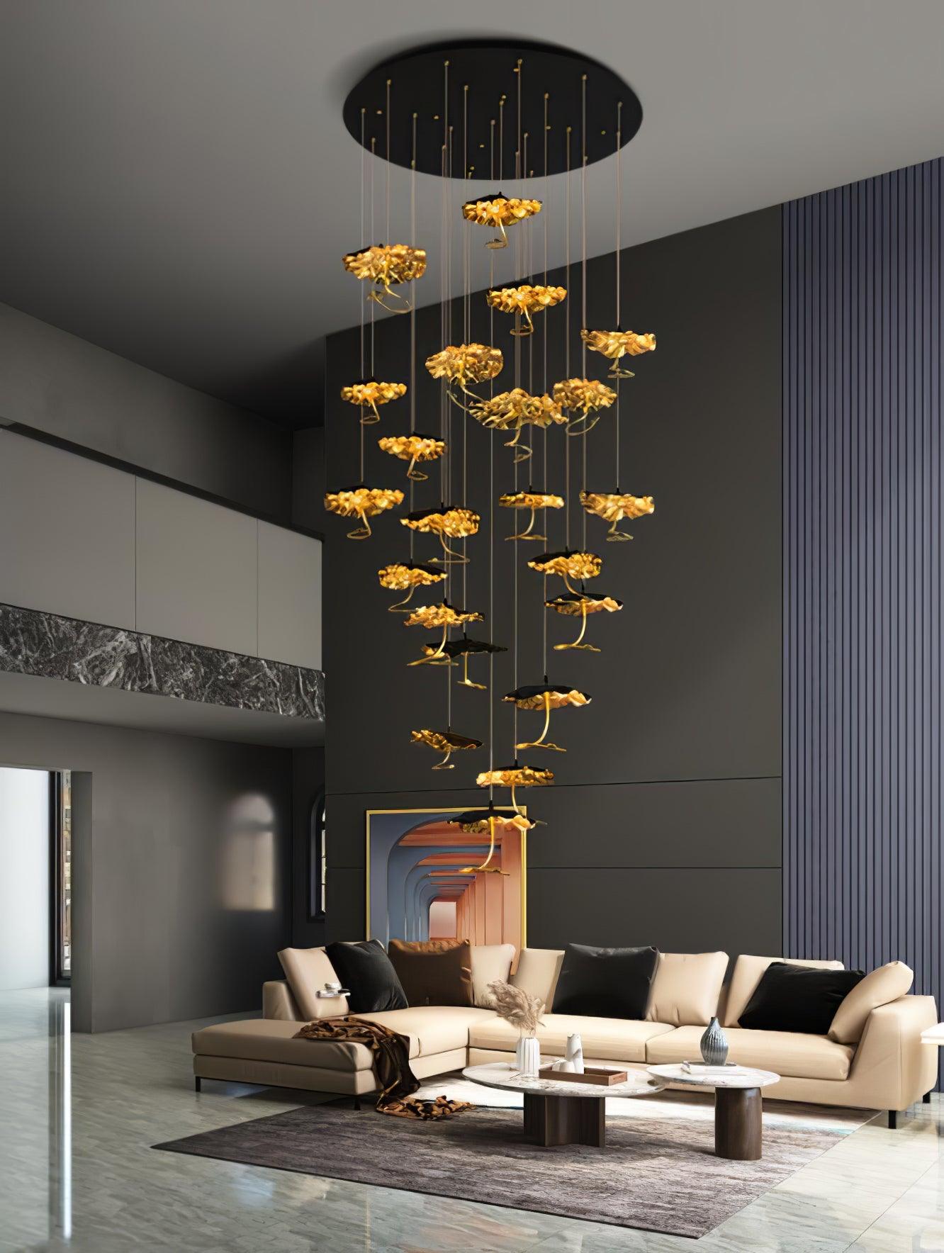 Brass Aviary Constellation Chandelier - YIOSI