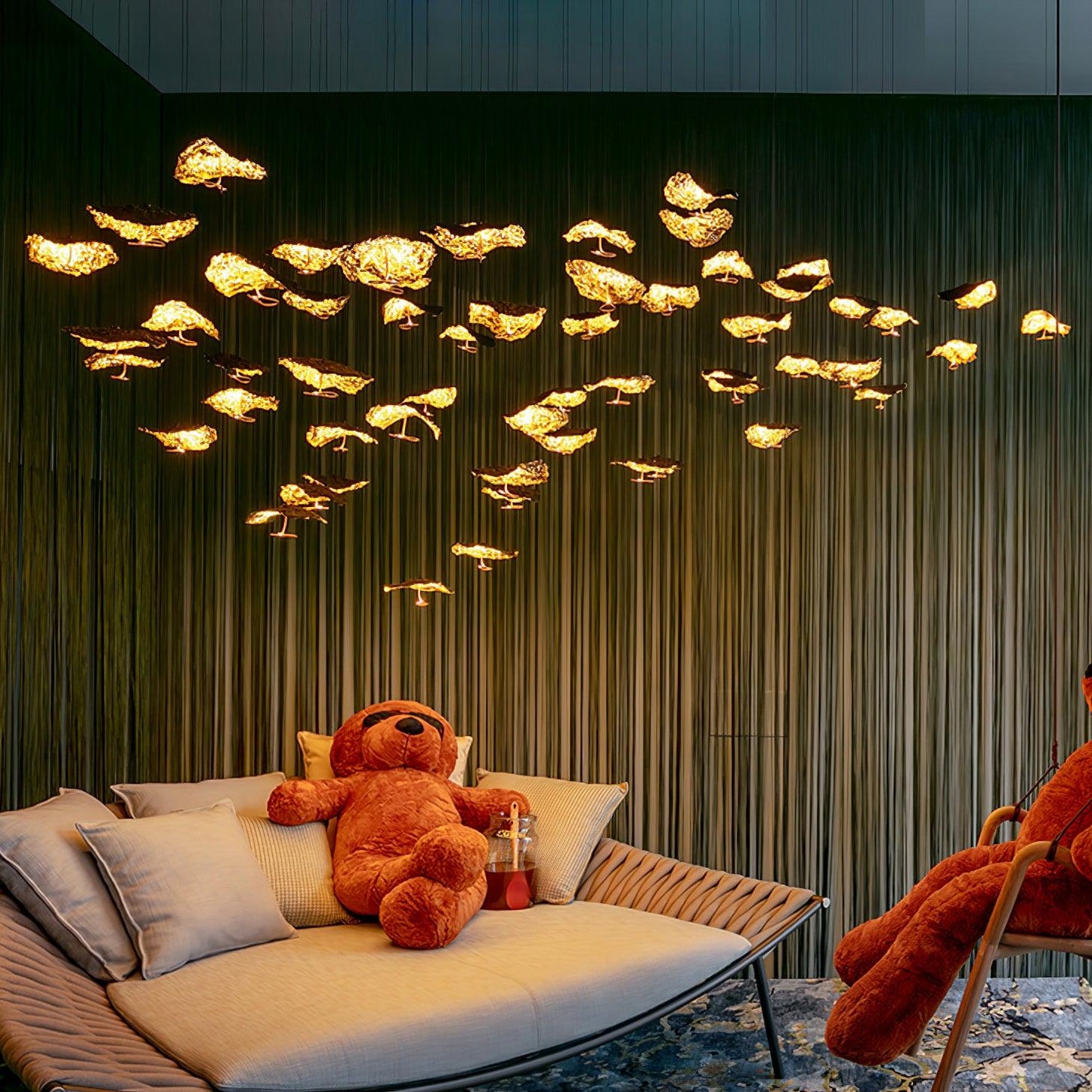 Brass Aviary Constellation Chandelier - YIOSI