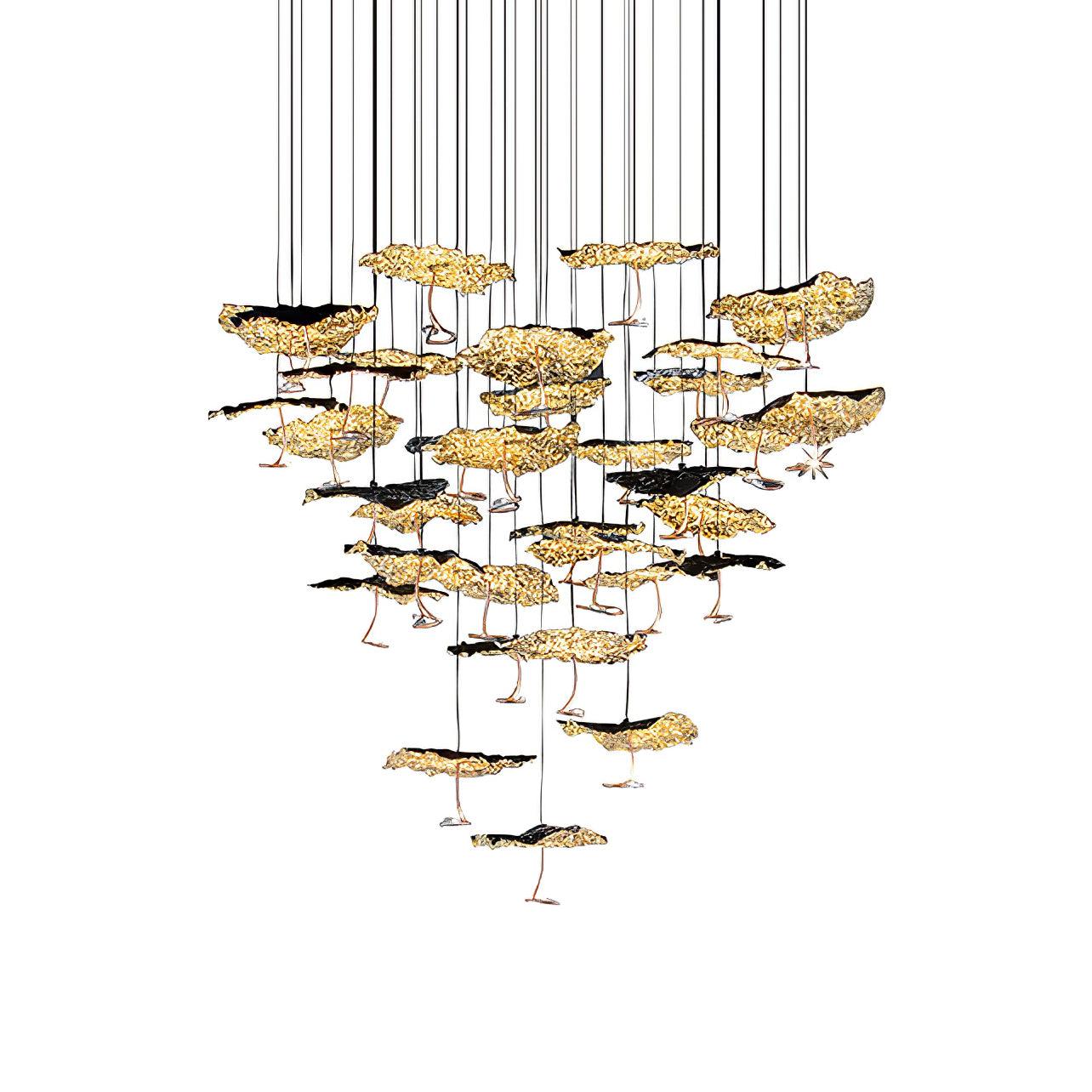 Brass Aviary Constellation Chandelier - YIOSI
