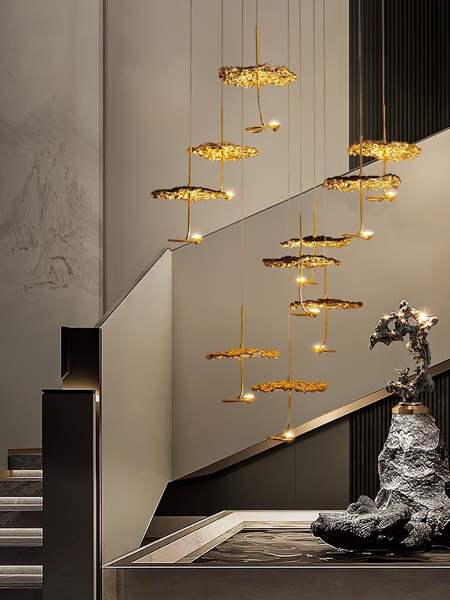 Brass Aviary Constellation Chandelier - YIOSI