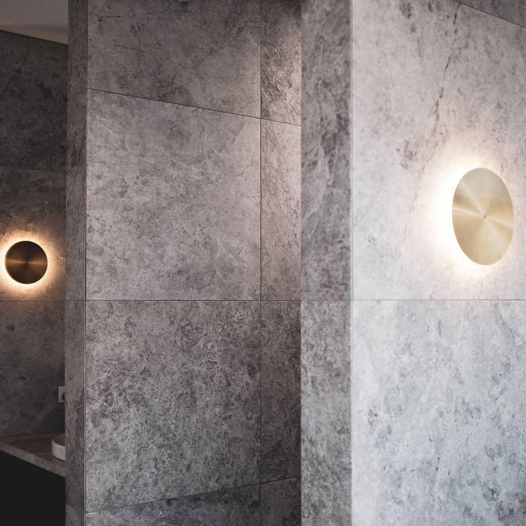 Gossa Wall Lamp Modern Brass Metal Halo Light