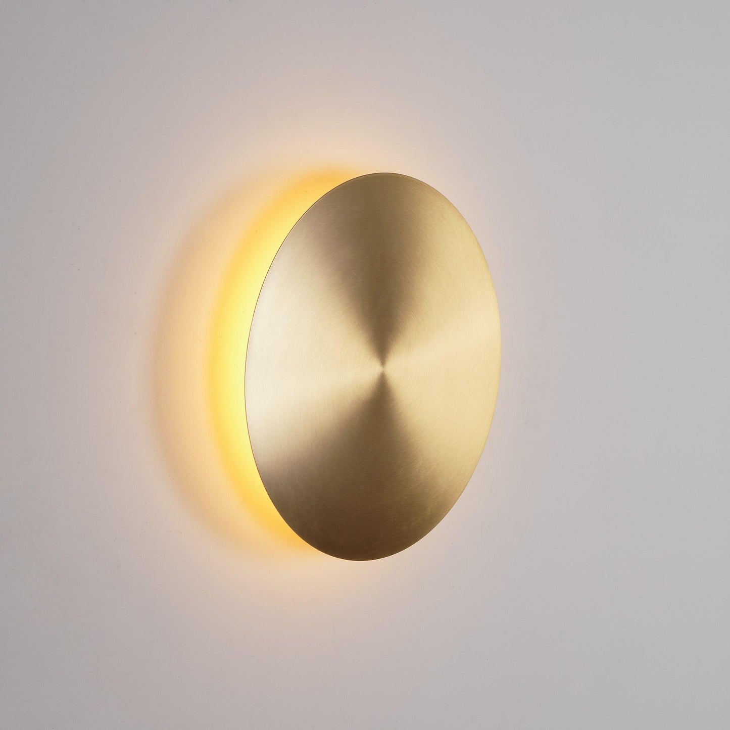 Gossa Wall Lamp Modern Brass Metal Halo Light