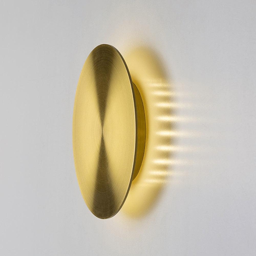 Gossa Wall Lamp Modern Brass Metal Halo Light