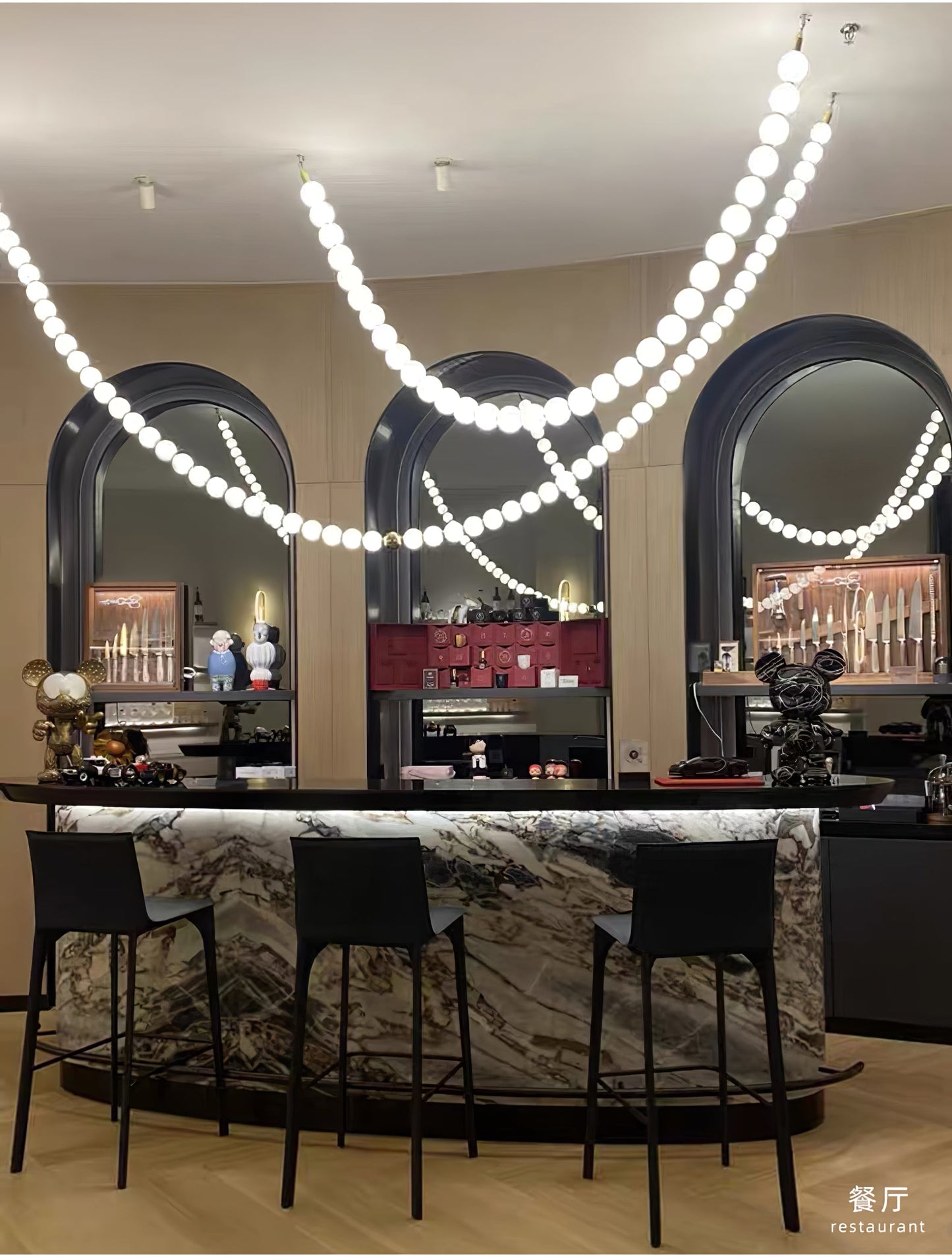 Halti Necklace Acrylic Chandelier - YIOSI