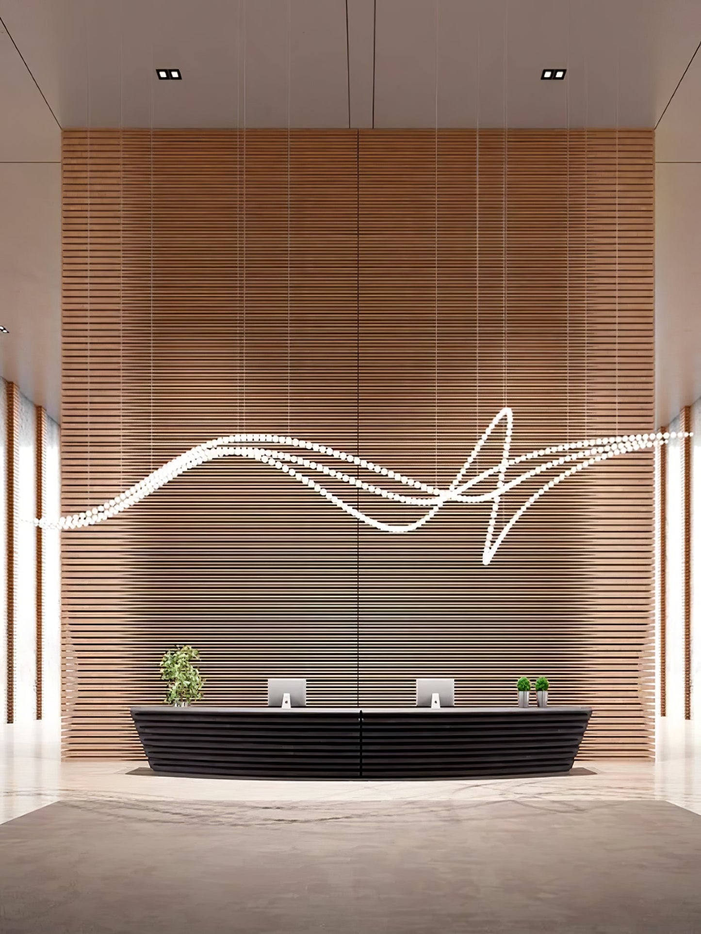 Halti Necklace Acrylic Chandelier - YIOSI