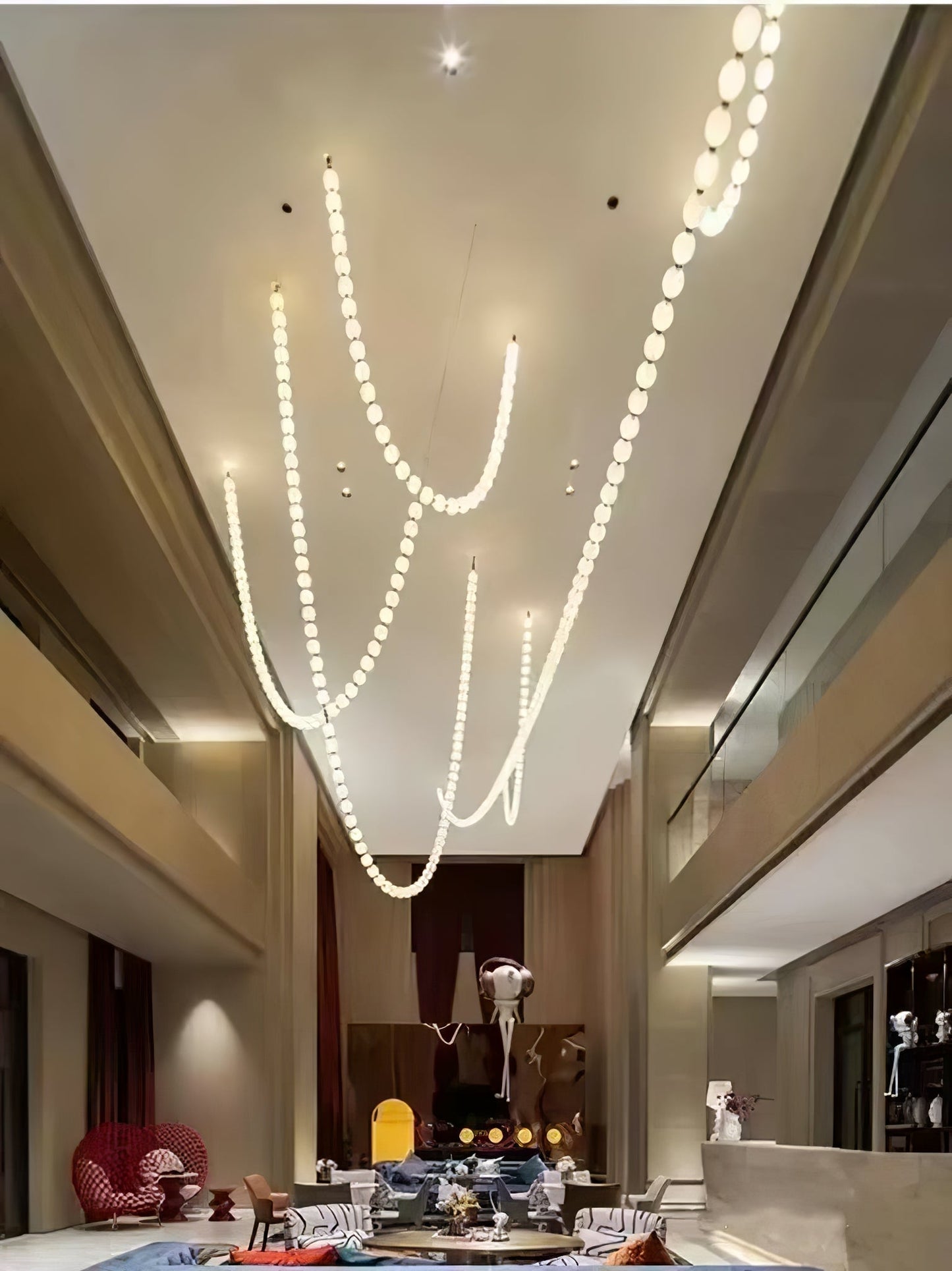 Halti Necklace Acrylic Chandelier - YIOSI