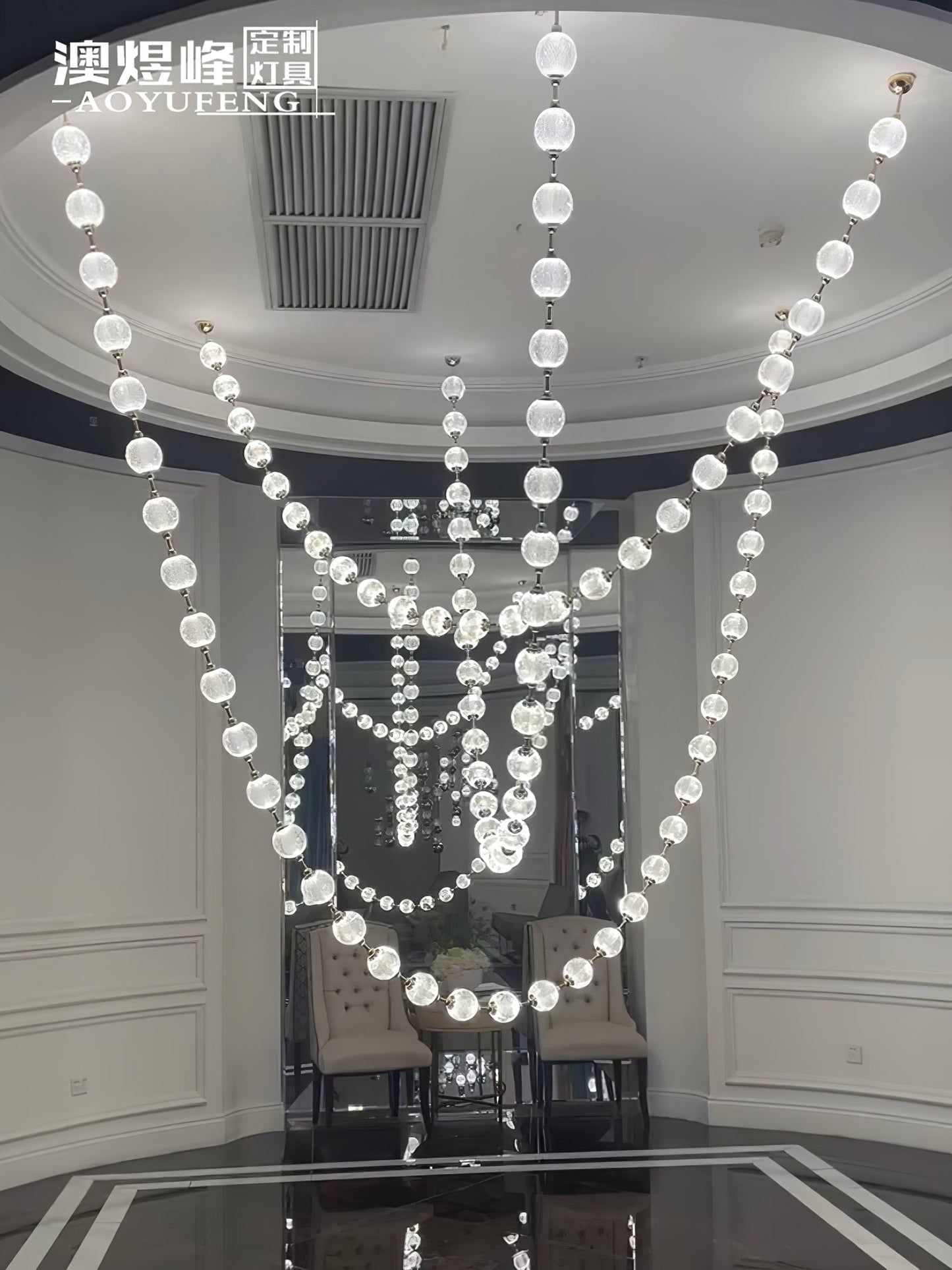 Pearl Necklace Balls Chandelier - YIOSI