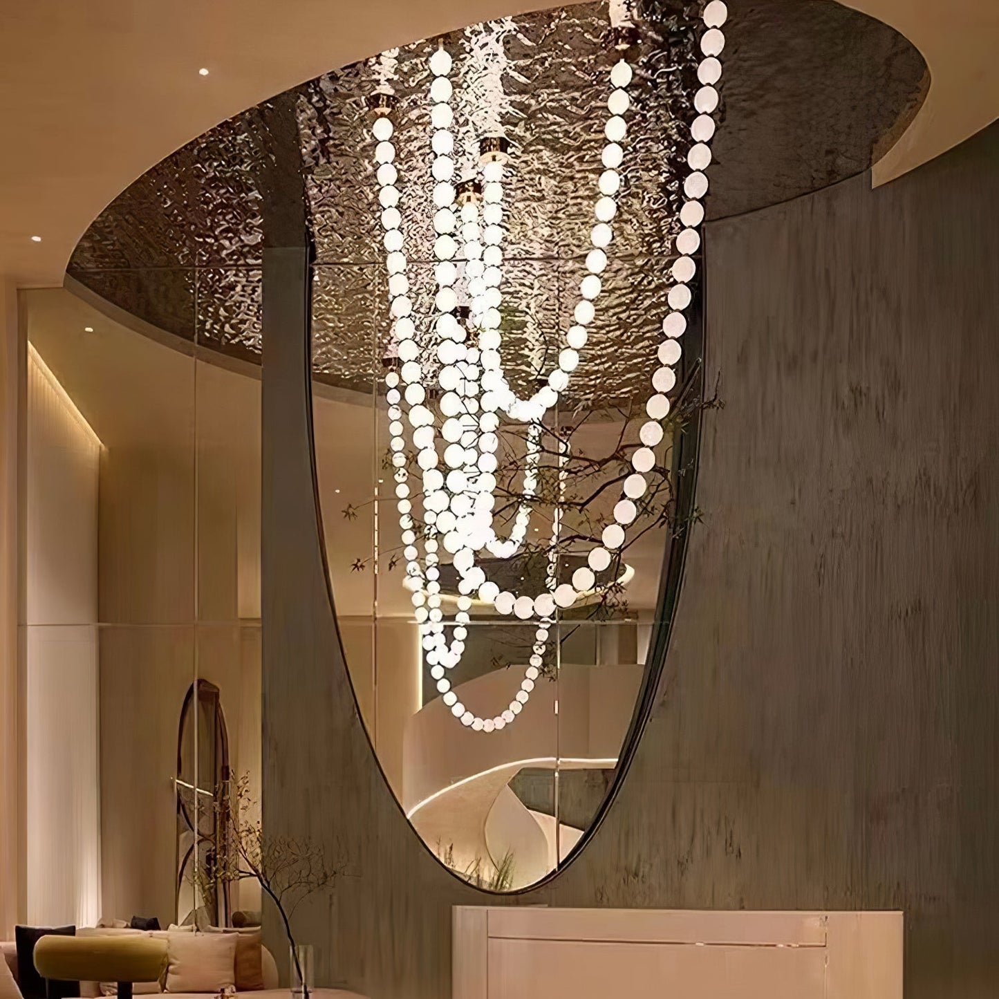 Halti Necklace Acrylic Chandelier - YIOSI