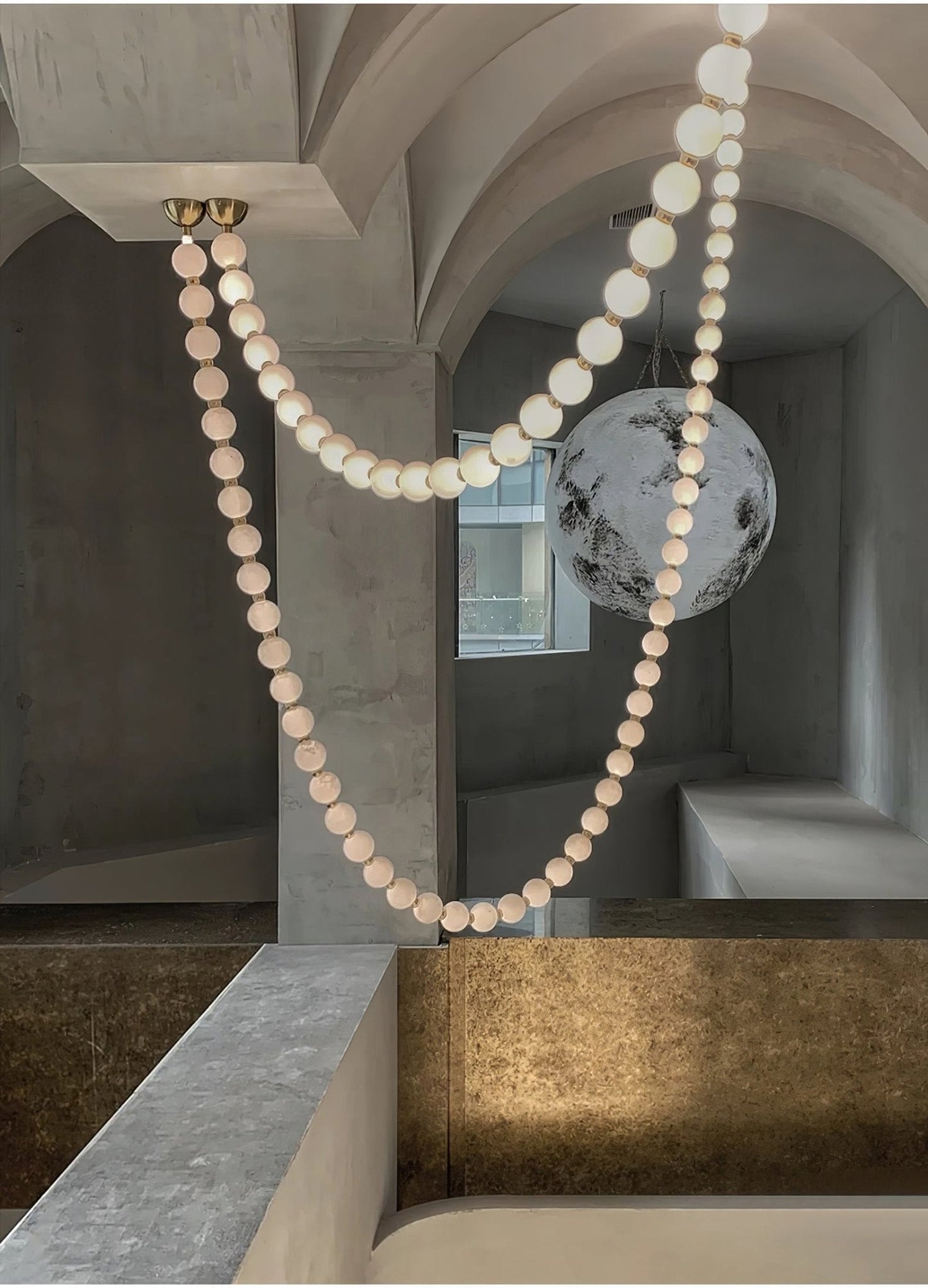 Halti Necklace Acrylic Chandelier - YIOSI