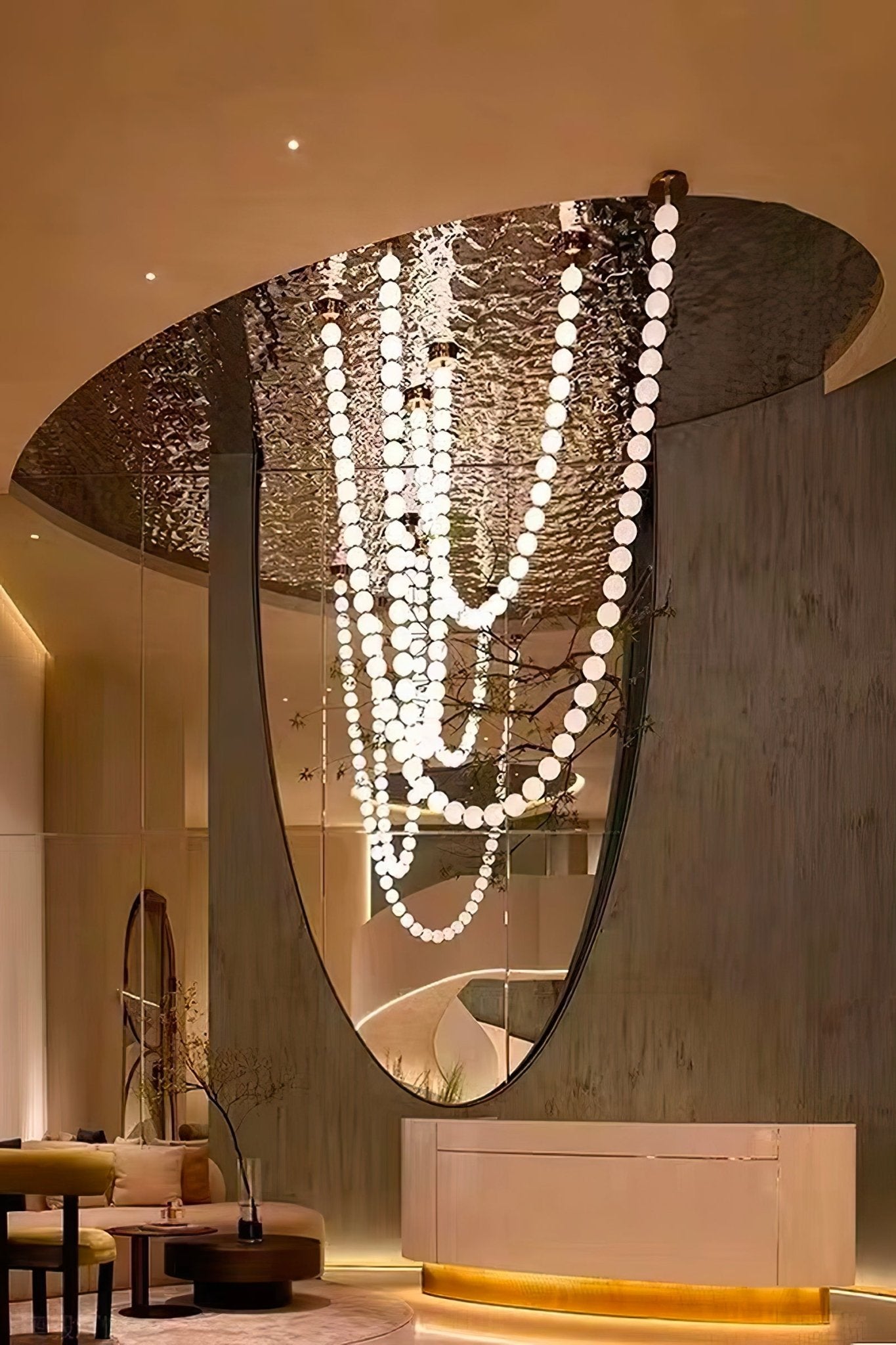 Halti Necklace Acrylic Chandelier - YIOSI