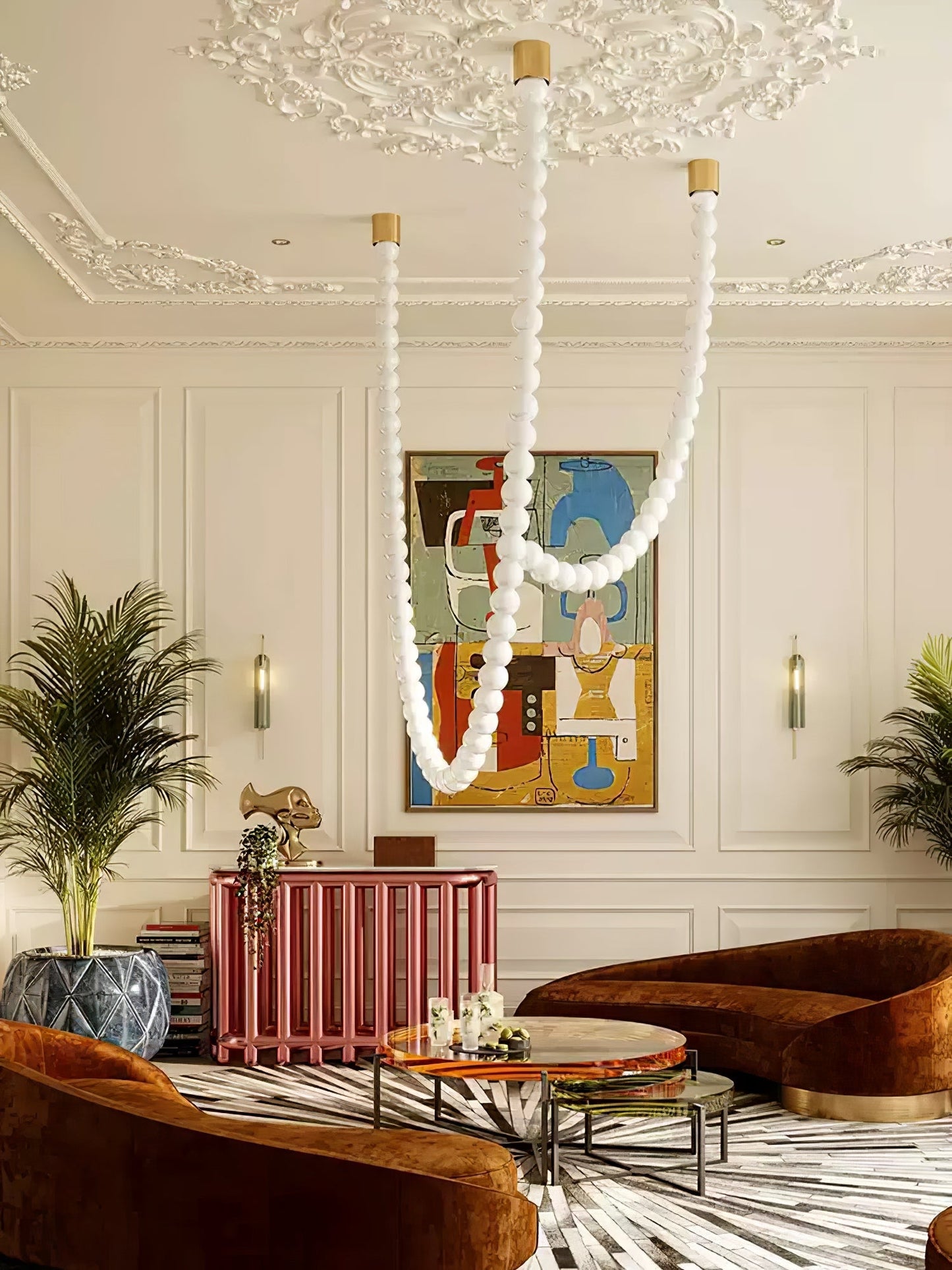 Halti Necklace Acrylic Chandelier - YIOSI