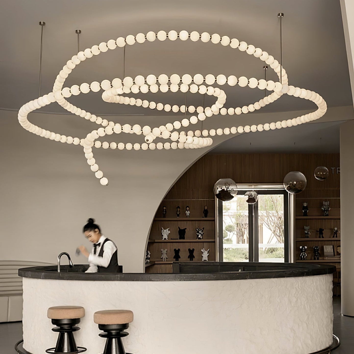 Halti Necklace Acrylic Chandelier - YIOSI