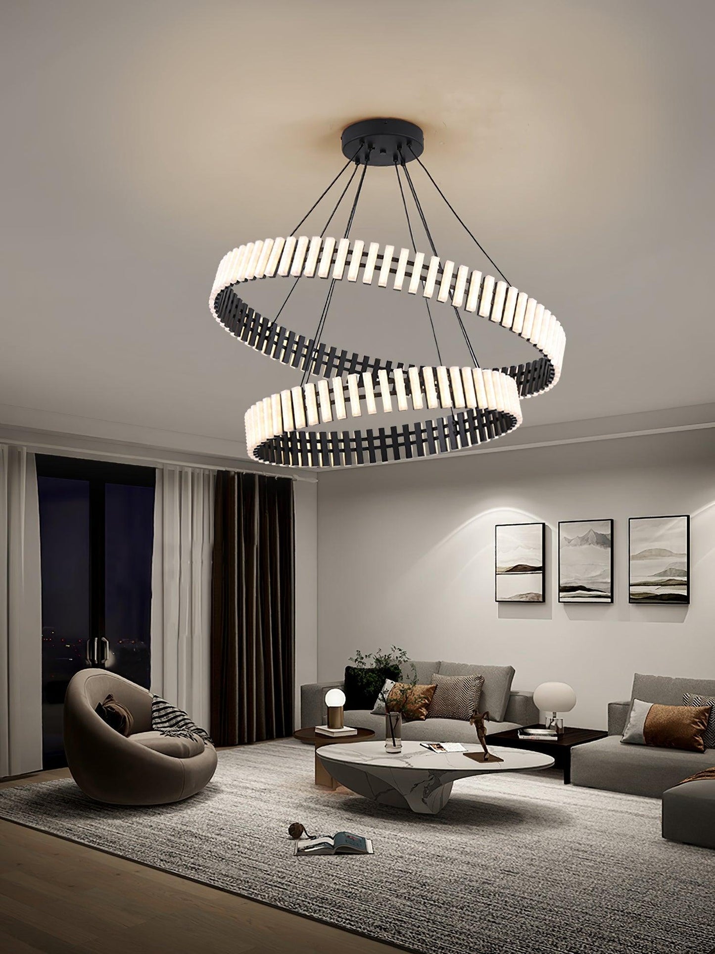Hanging LED Chandelier - YIOSI
