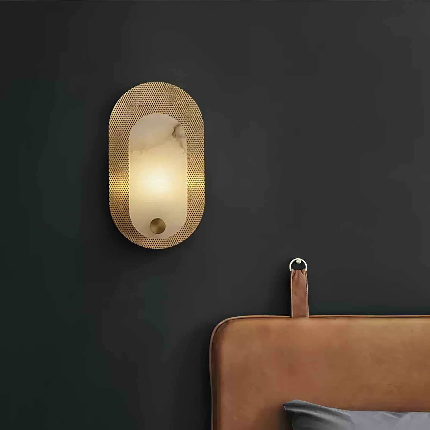Harlan Alabaster Wall Light - YIOSI