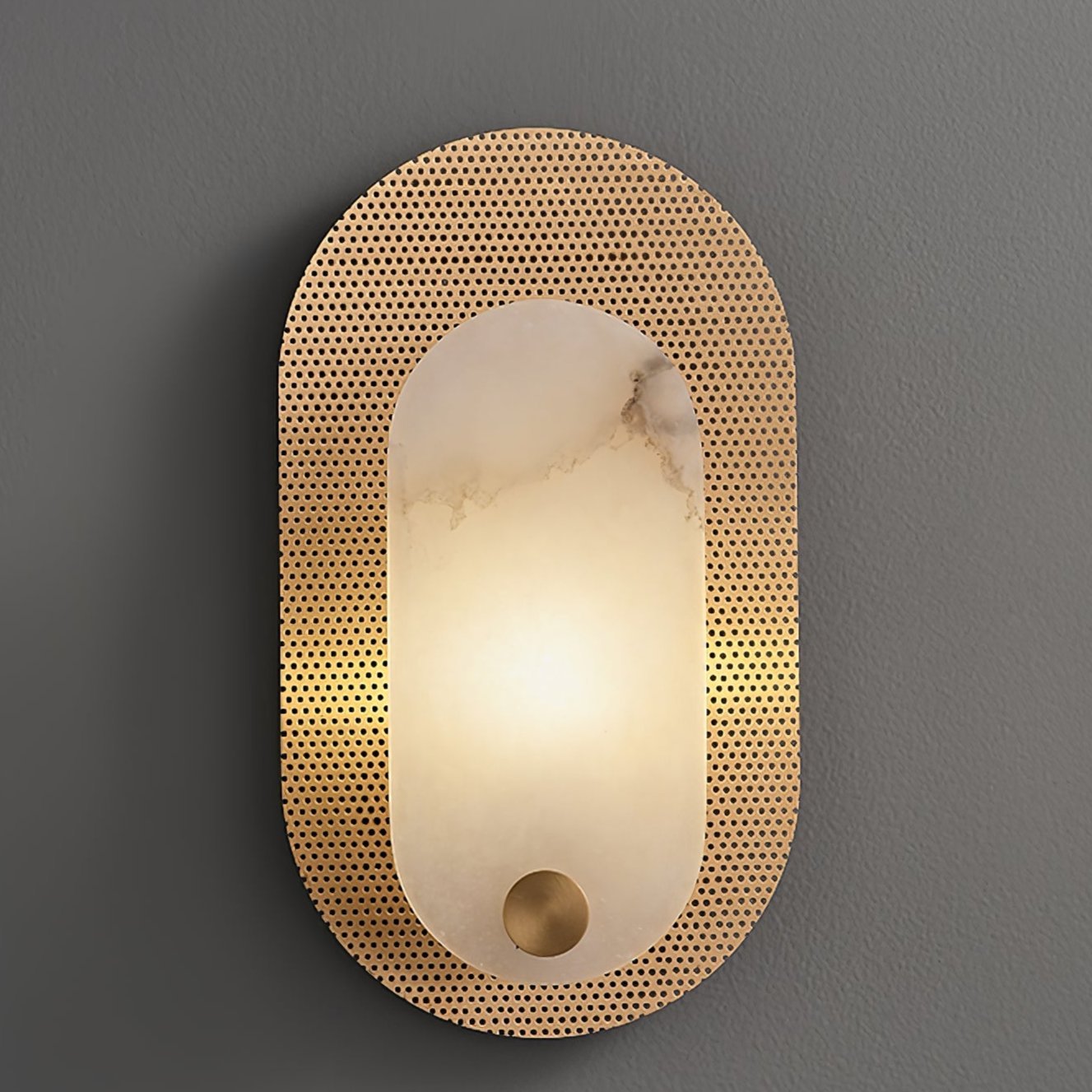 Harlan Alabaster Wall Light - YIOSI