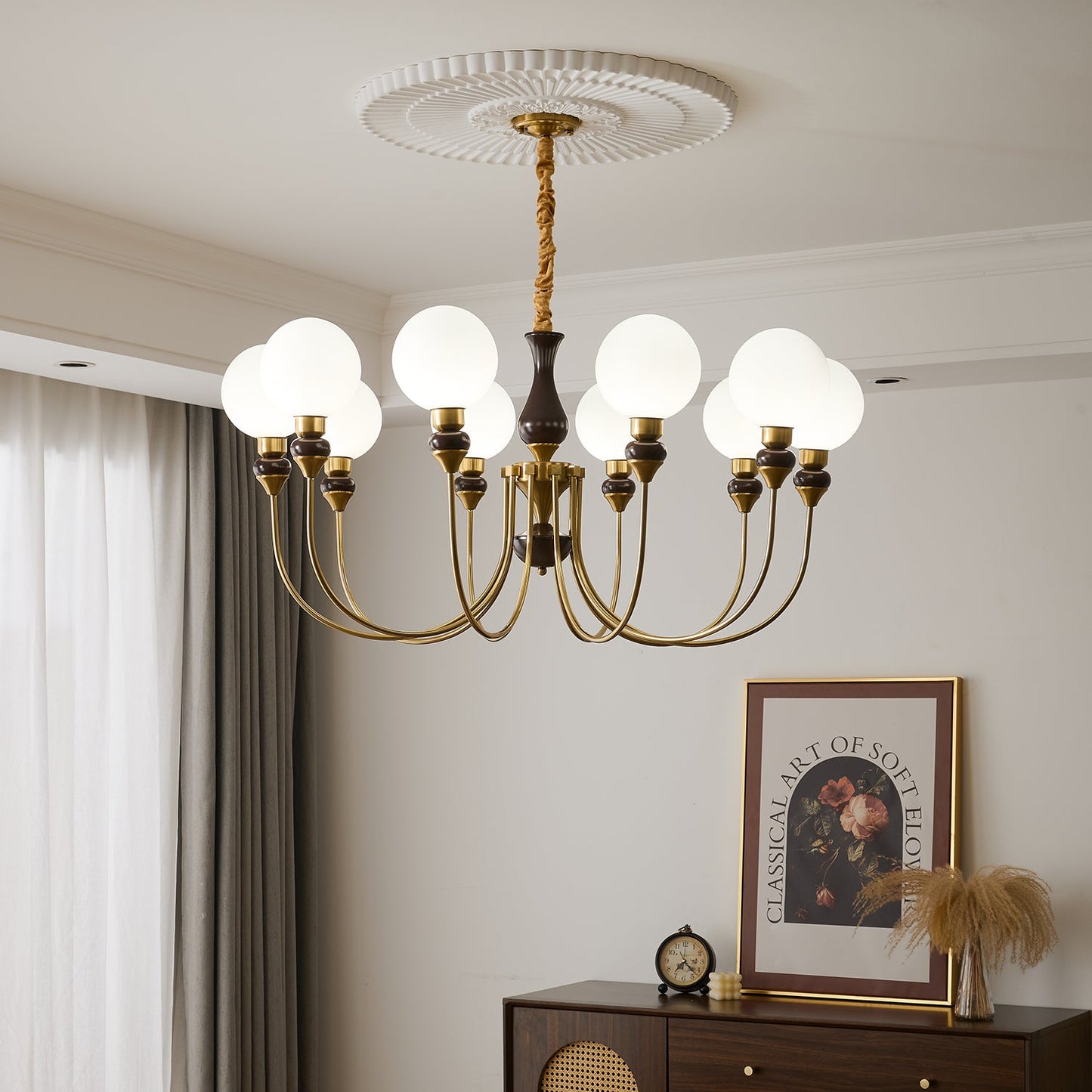 Helena Curve Chandelier - YIOSI
