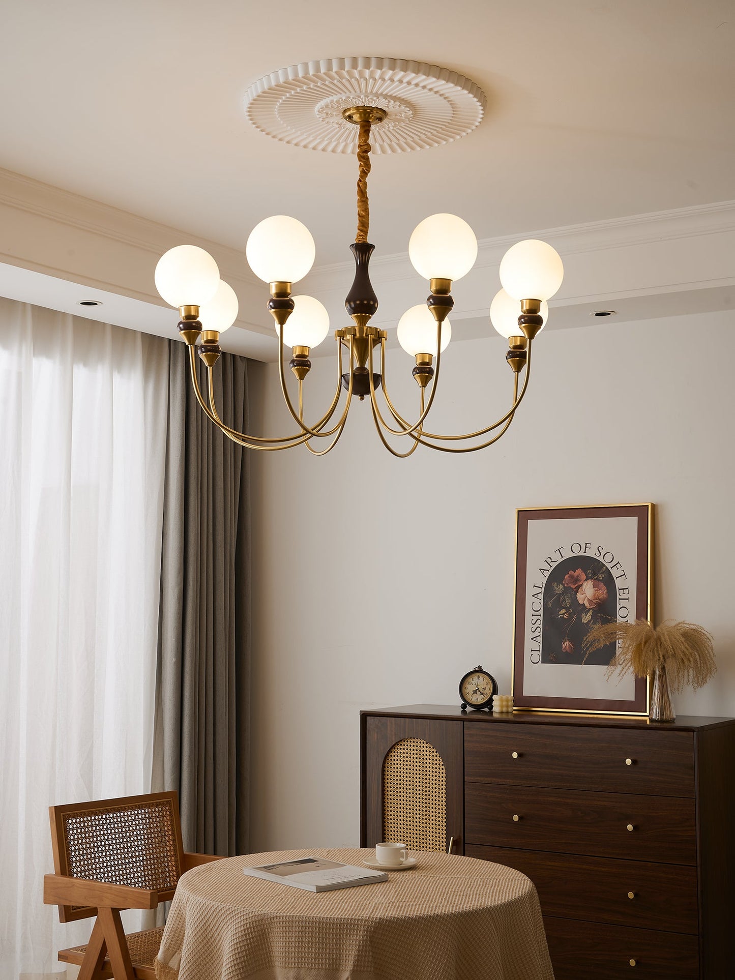 Helena Curve Chandelier - YIOSI