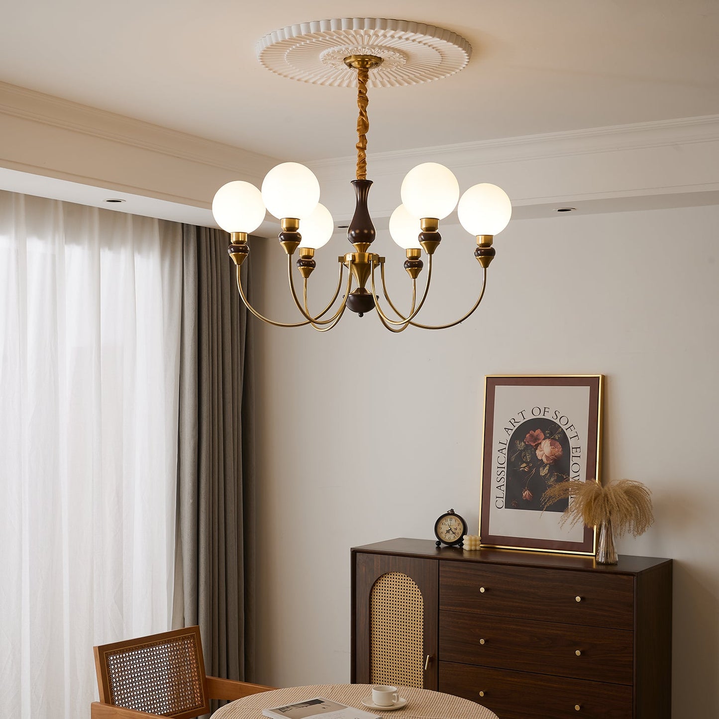 Helena Curve Chandelier - YIOSI
