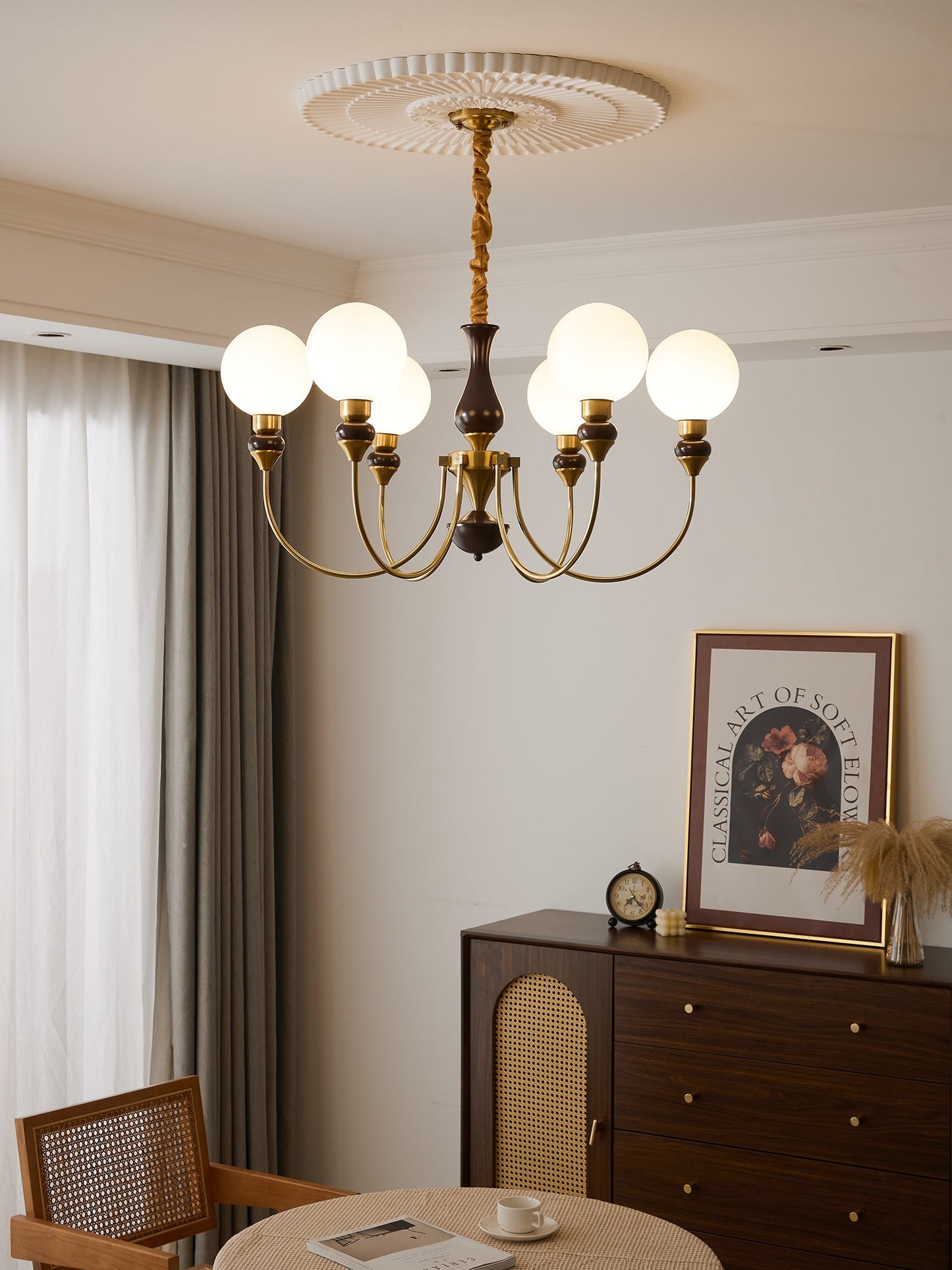 Helena Curve Chandelier - YIOSI