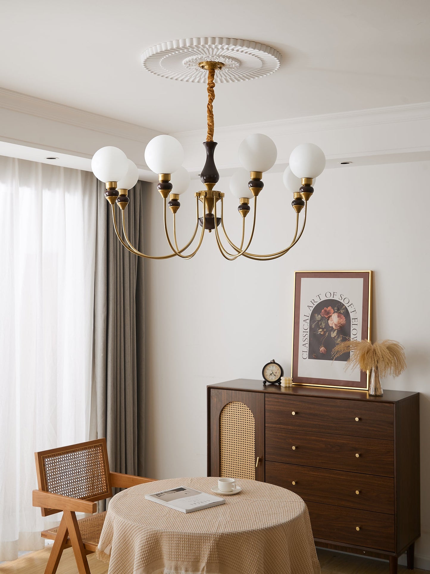 Helena Curve Chandelier - YIOSI