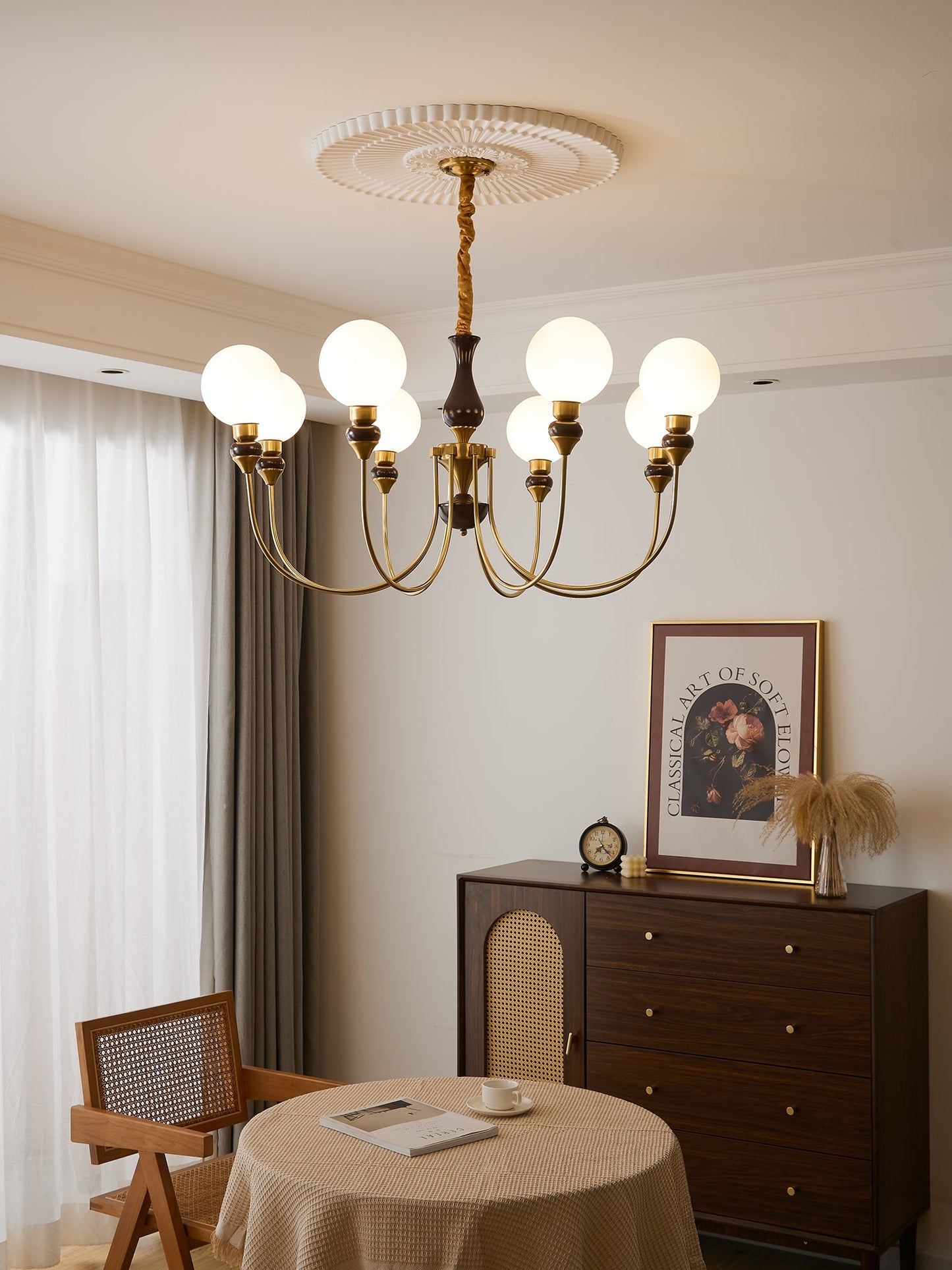 Helena Curve Chandelier - YIOSI