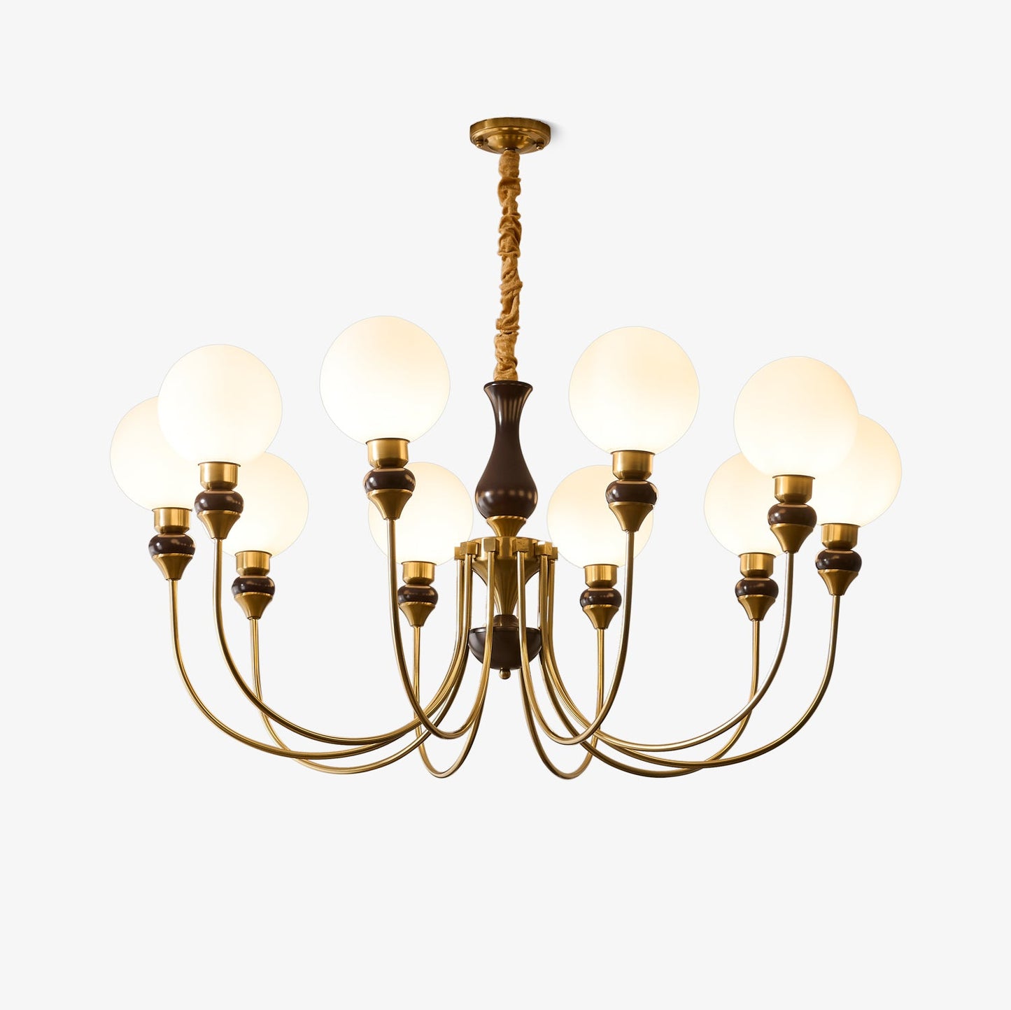 Helena Curve Chandelier - YIOSI