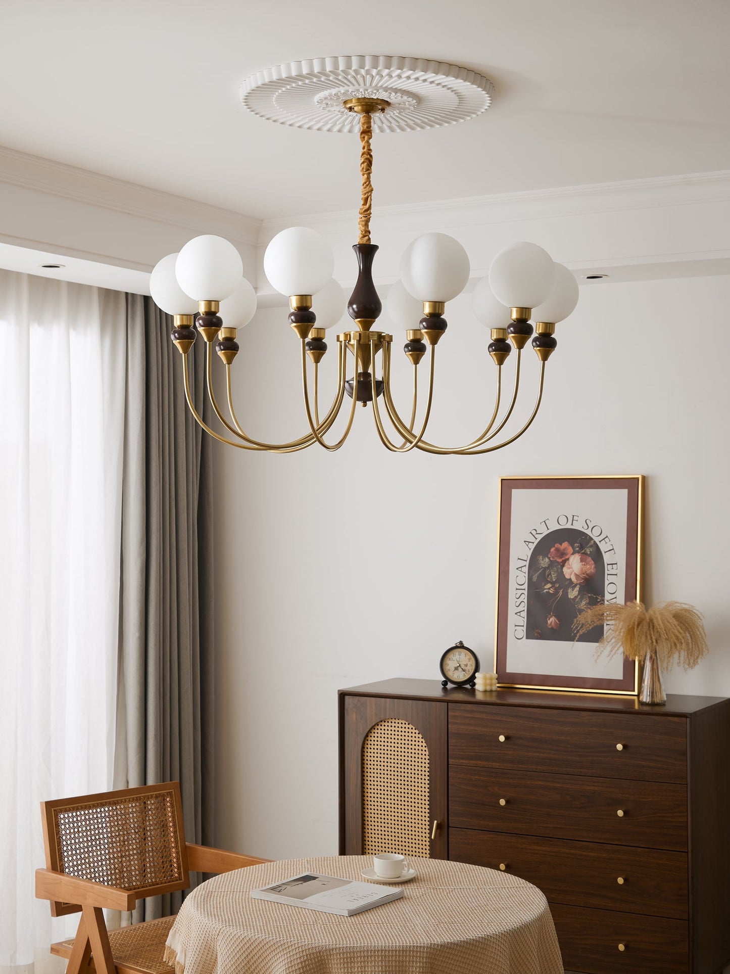 Helena Curve Chandelier - YIOSI