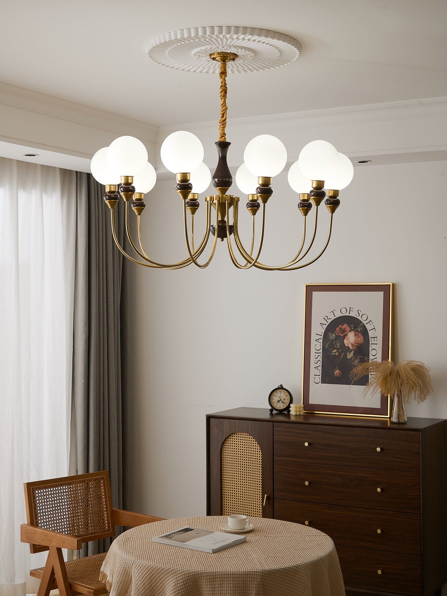 Helena Curve Chandelier - YIOSI