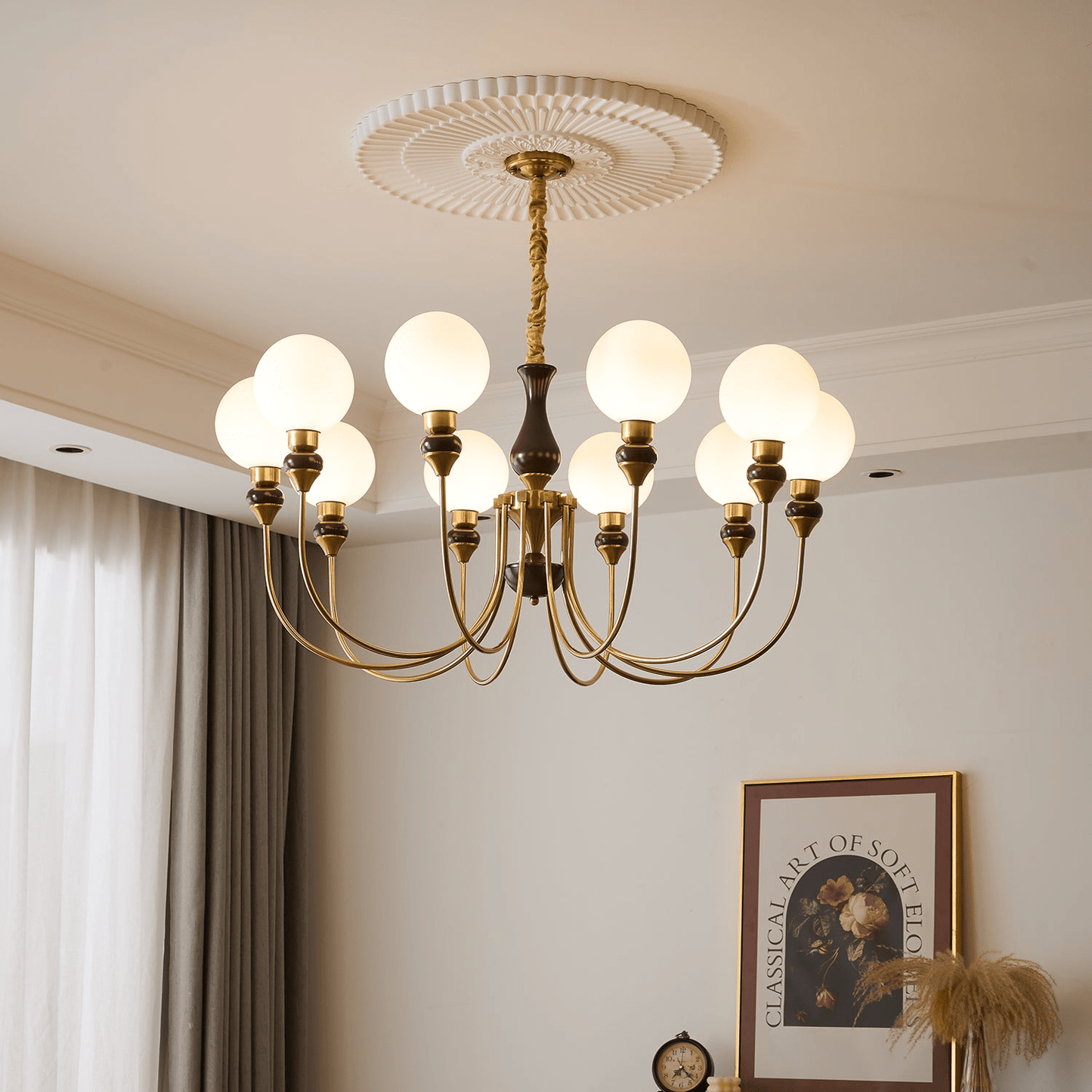 Helena Curve Chandelier - YIOSI