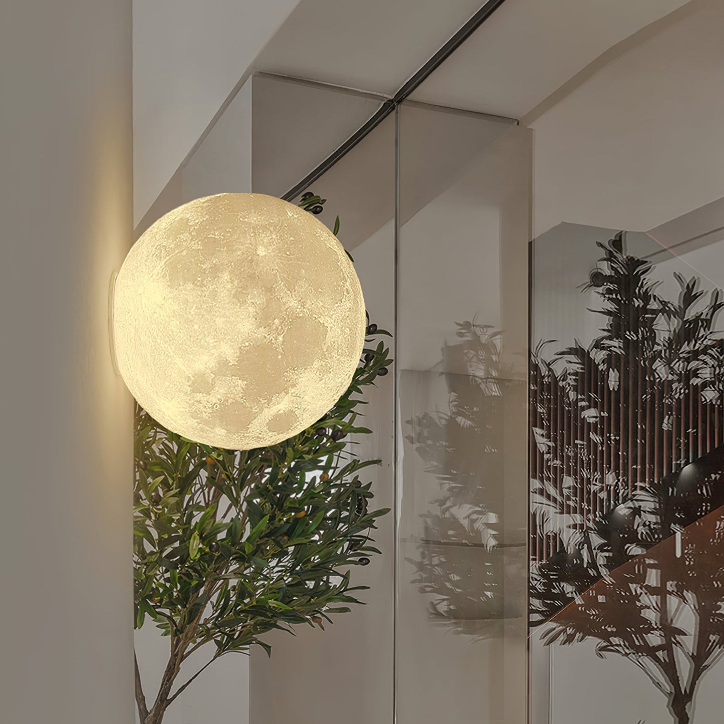 Vakkerlight Hemisphere Moon Wall Lamp – 3D Lunar Light for Home Décor
