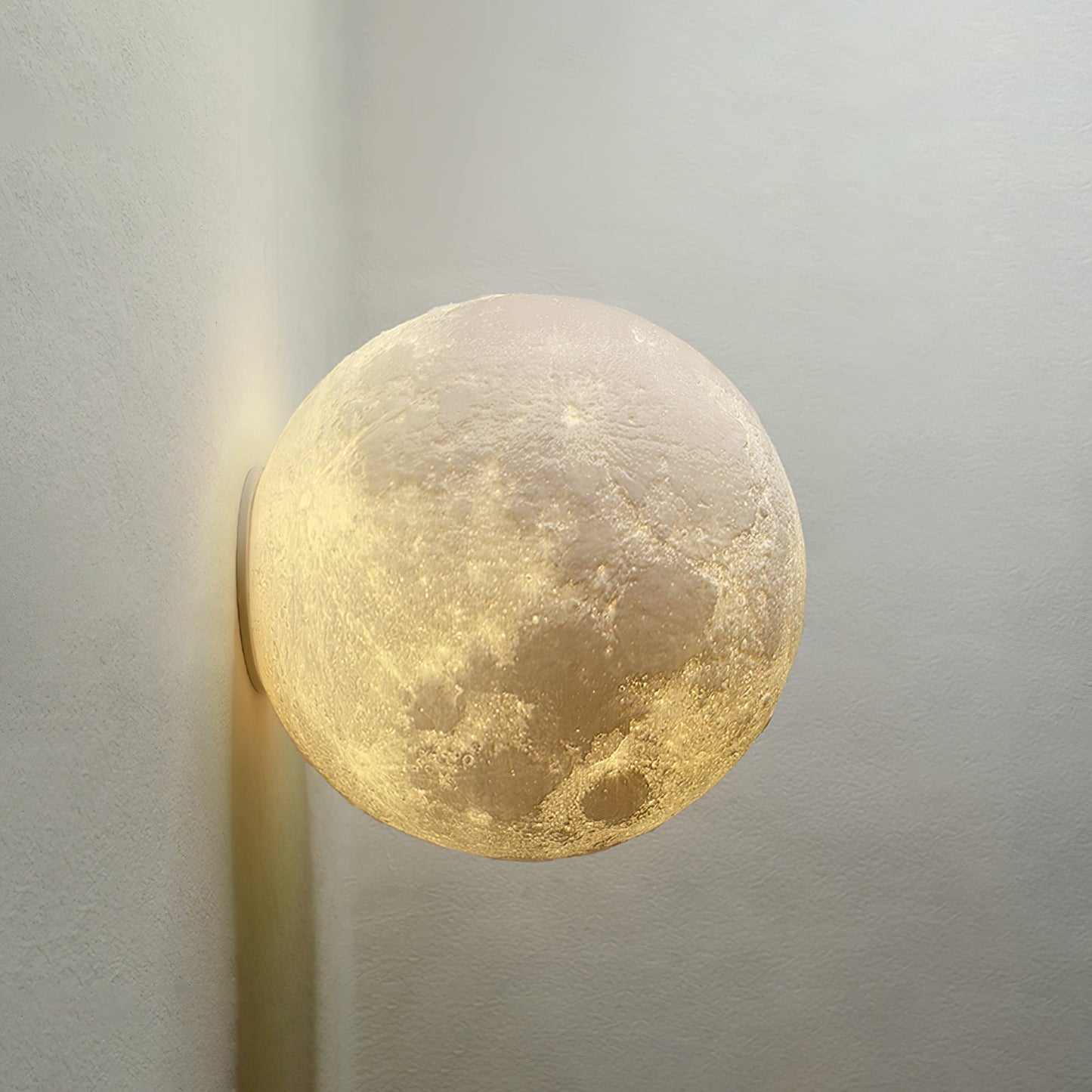 Vakkerlight Hemisphere Moon Wall Lamp – 3D Lunar Light for Home Décor