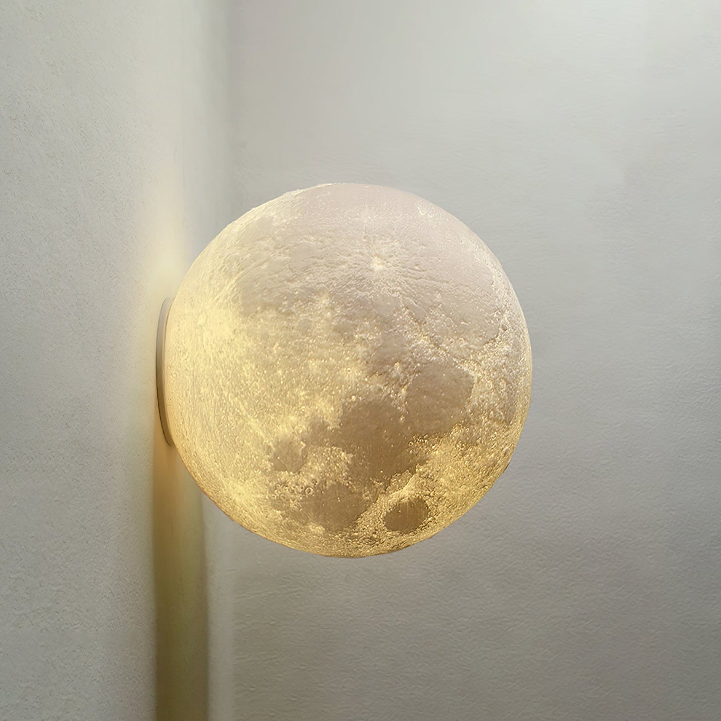 Vakkerlight Hemisphere Moon Wall Lamp – 3D Lunar Light for Home Décor