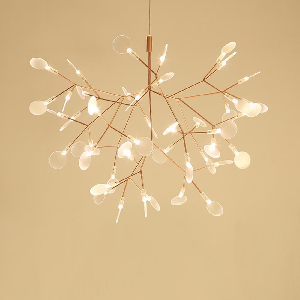 Rose Gold Firefly LED Chandelier - YIOSI