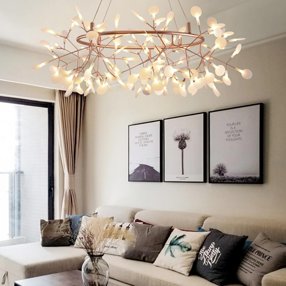 Rose Gold Firefly LED Chandelier - YIOSI