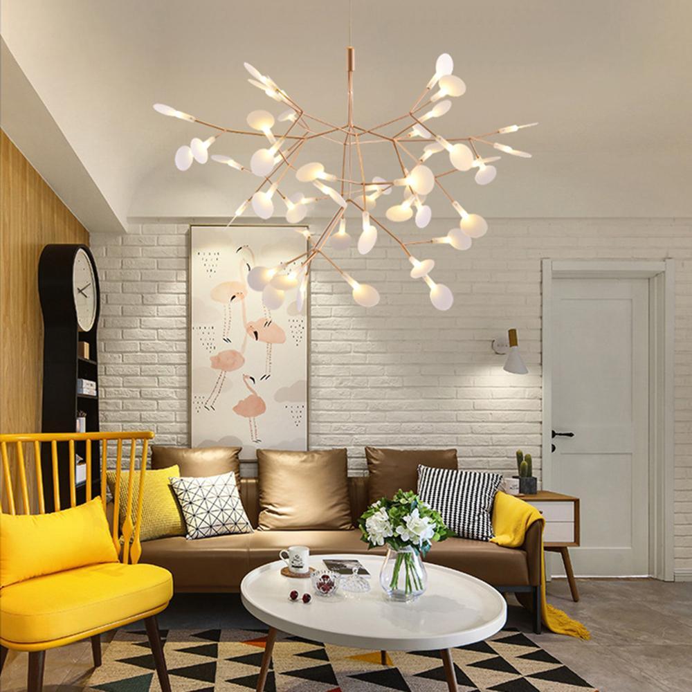 Rose Gold Firefly LED Chandelier - YIOSI