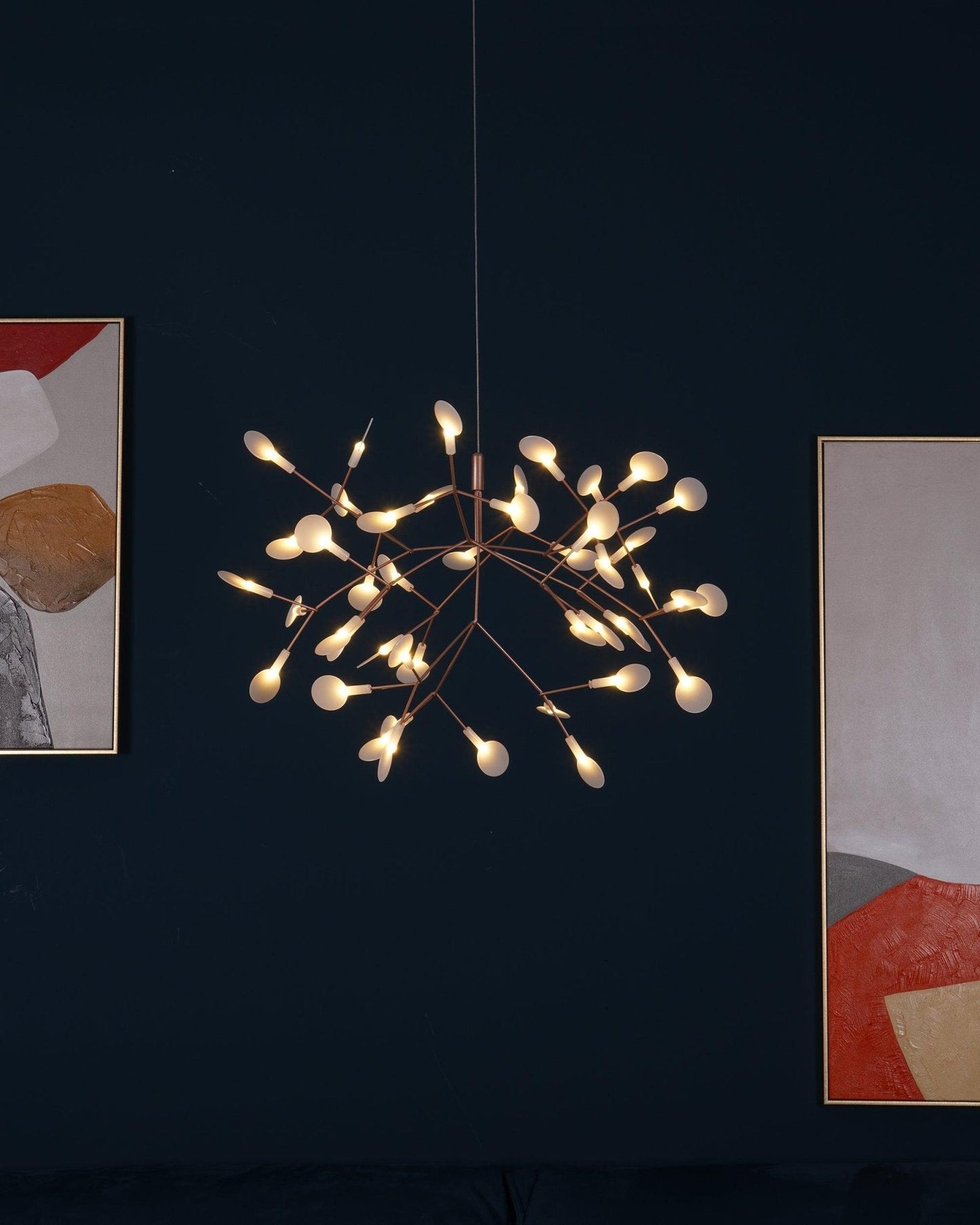 Rose Gold Firefly LED Chandelier - YIOSI