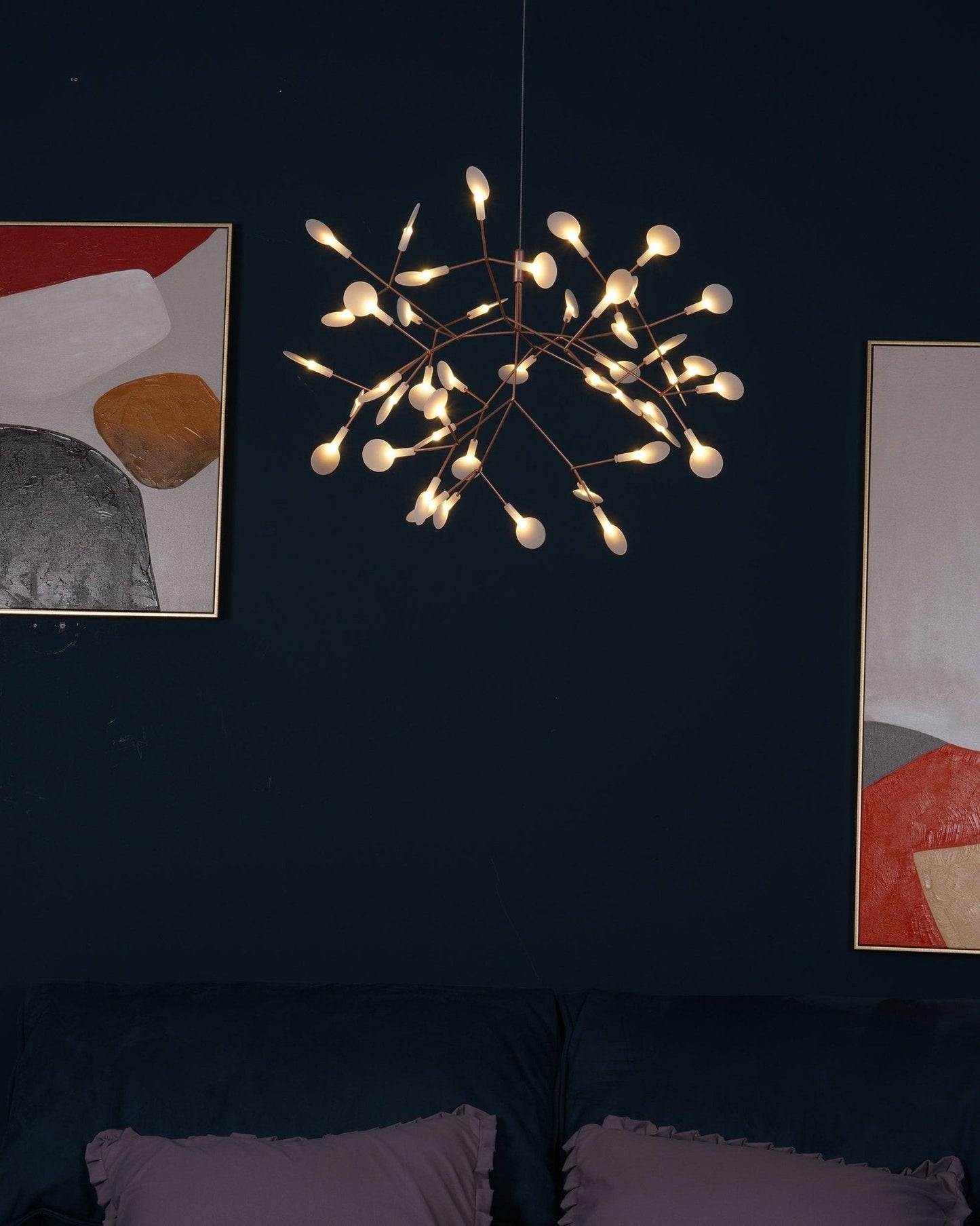 Rose Gold Firefly LED Chandelier - YIOSI