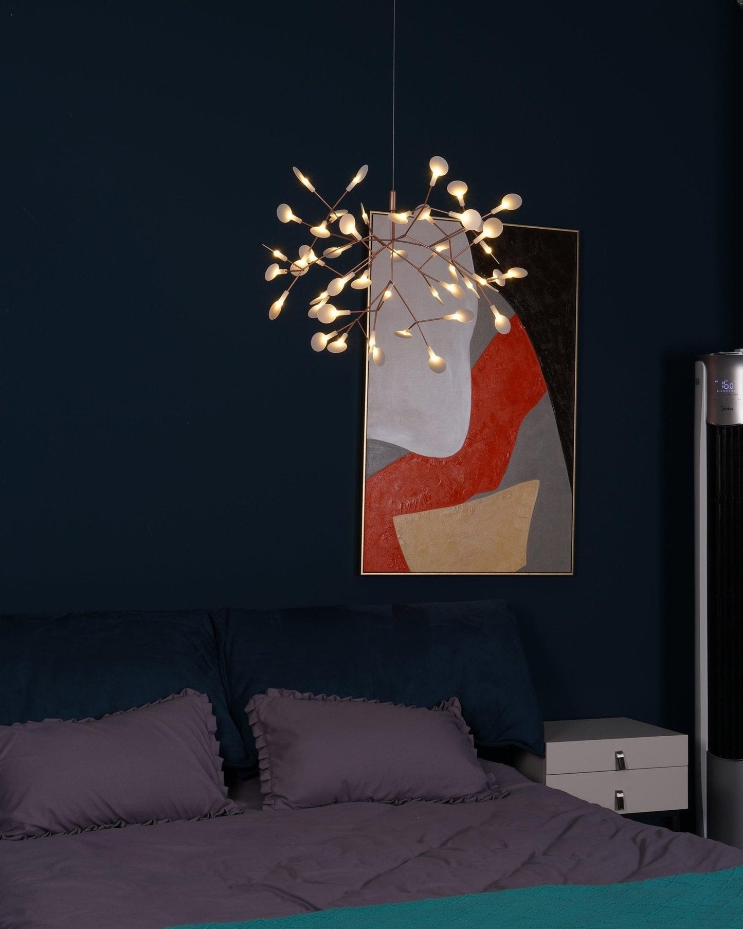 Rose Gold Firefly LED Chandelier - YIOSI