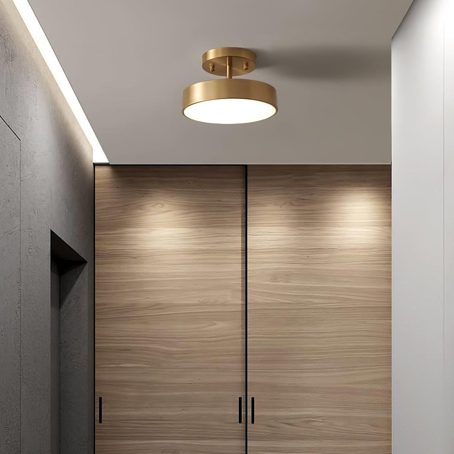 Vakkerlight Hero Brass Rotating Ceiling Lamp Warm Light