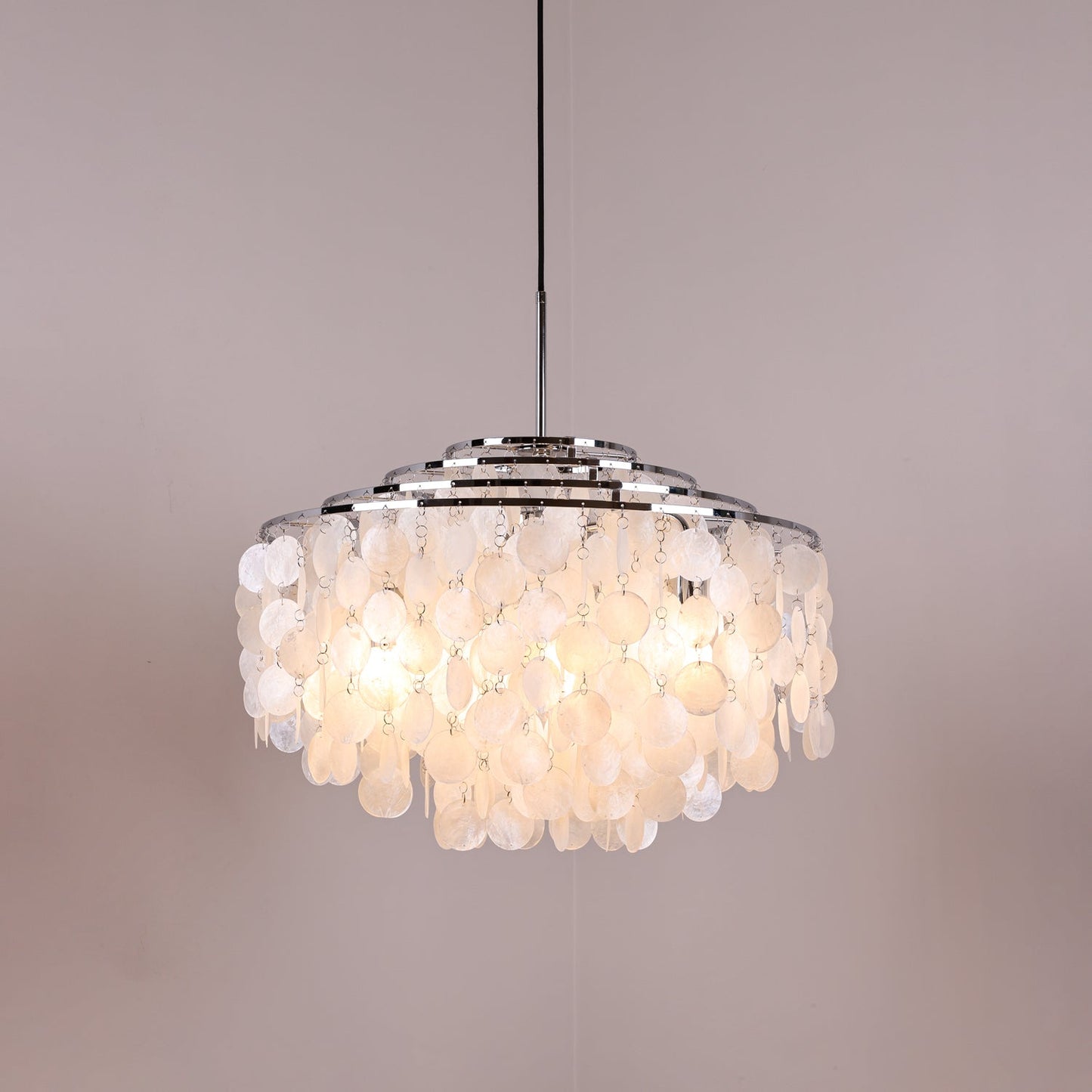 Round Shell Chandelier - YIOSI