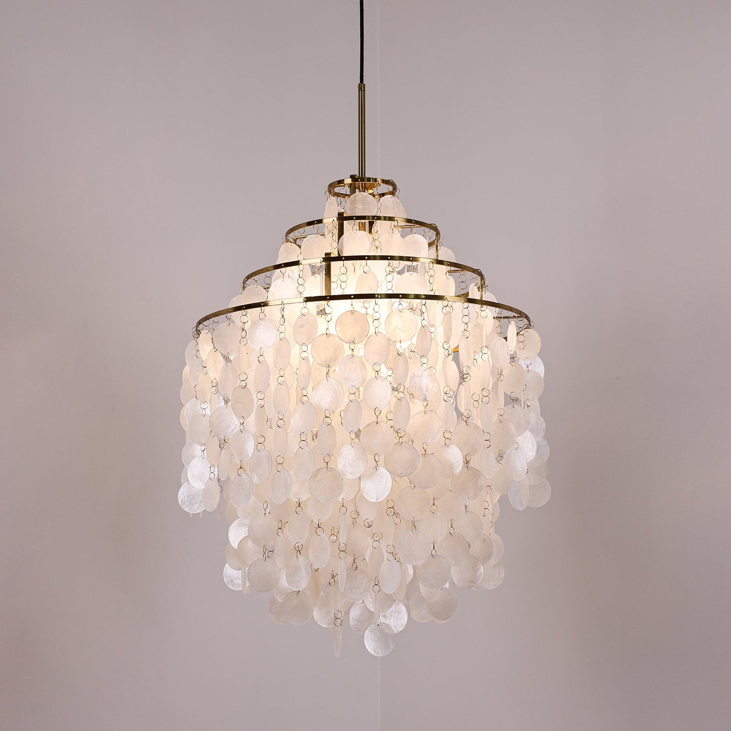 Round Shell Chandelier - YIOSI