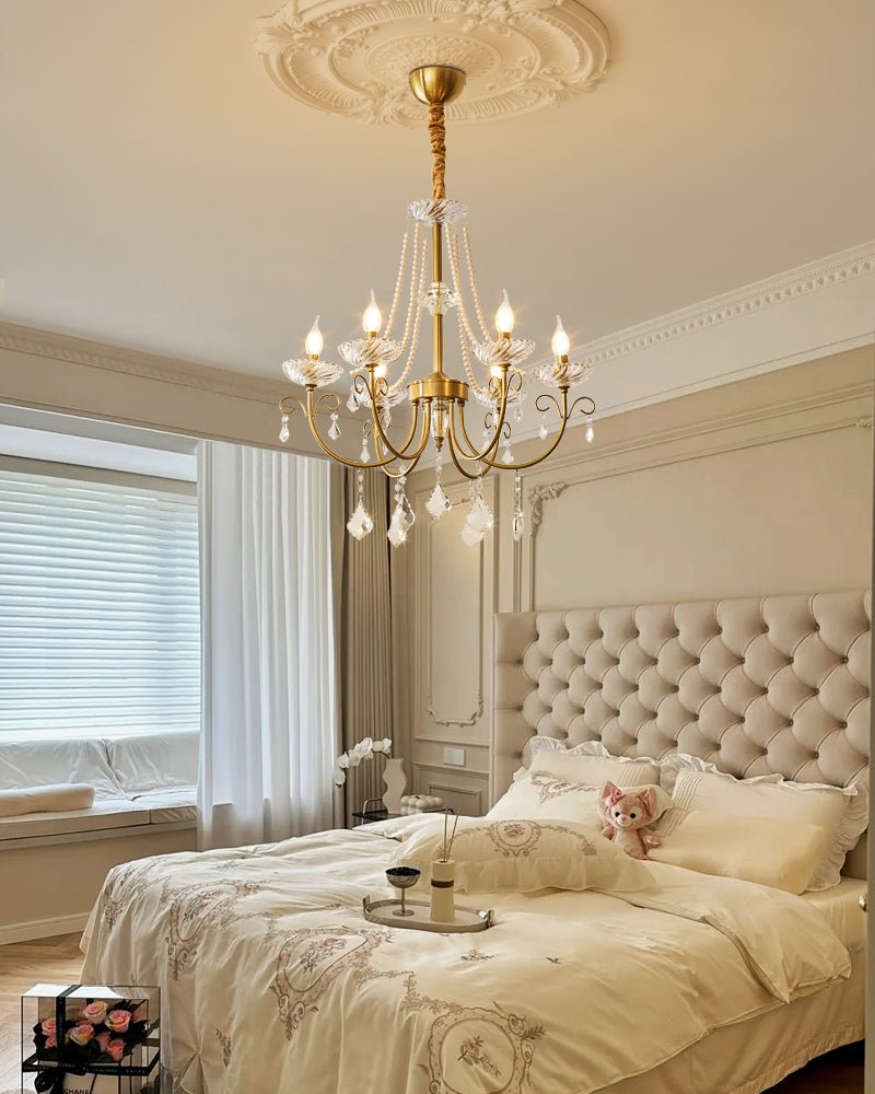 Imperial Pearl Crystal Chandelier - YIOSI
