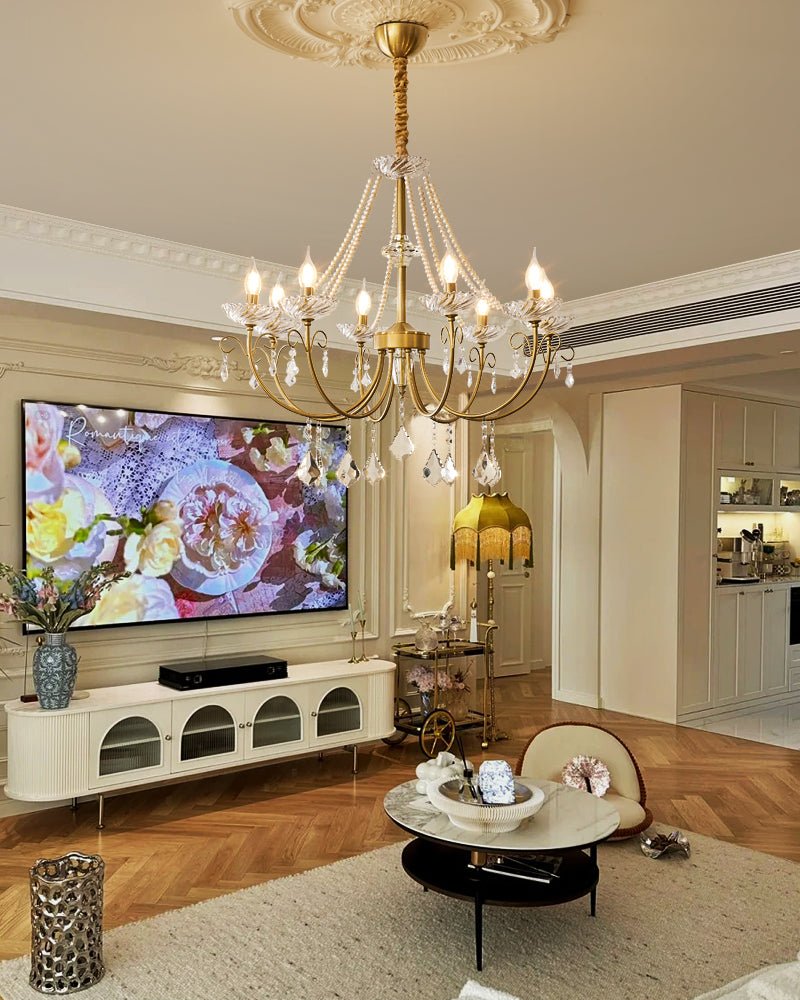 Imperial Pearl Crystal Chandelier - YIOSI