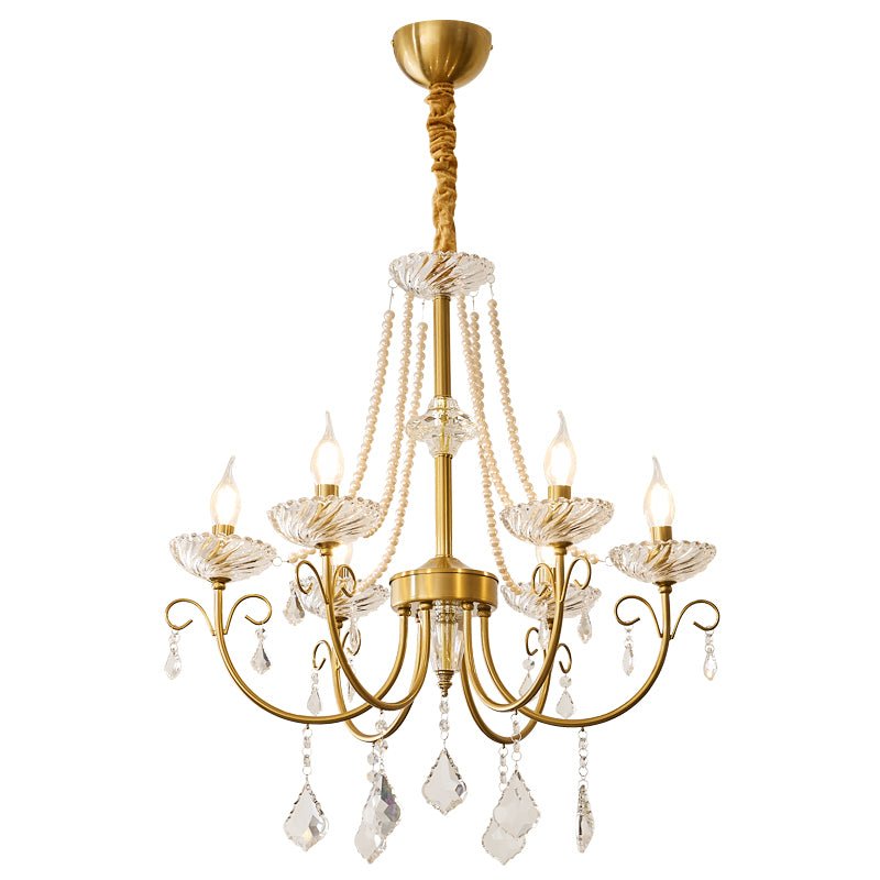 Imperial Pearl Crystal Chandelier - YIOSI